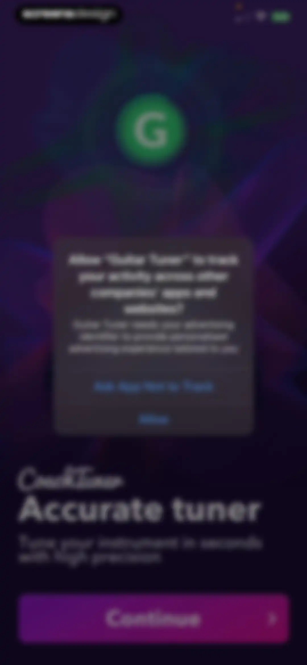 Guitar Tuner Easy tune chords screen 3