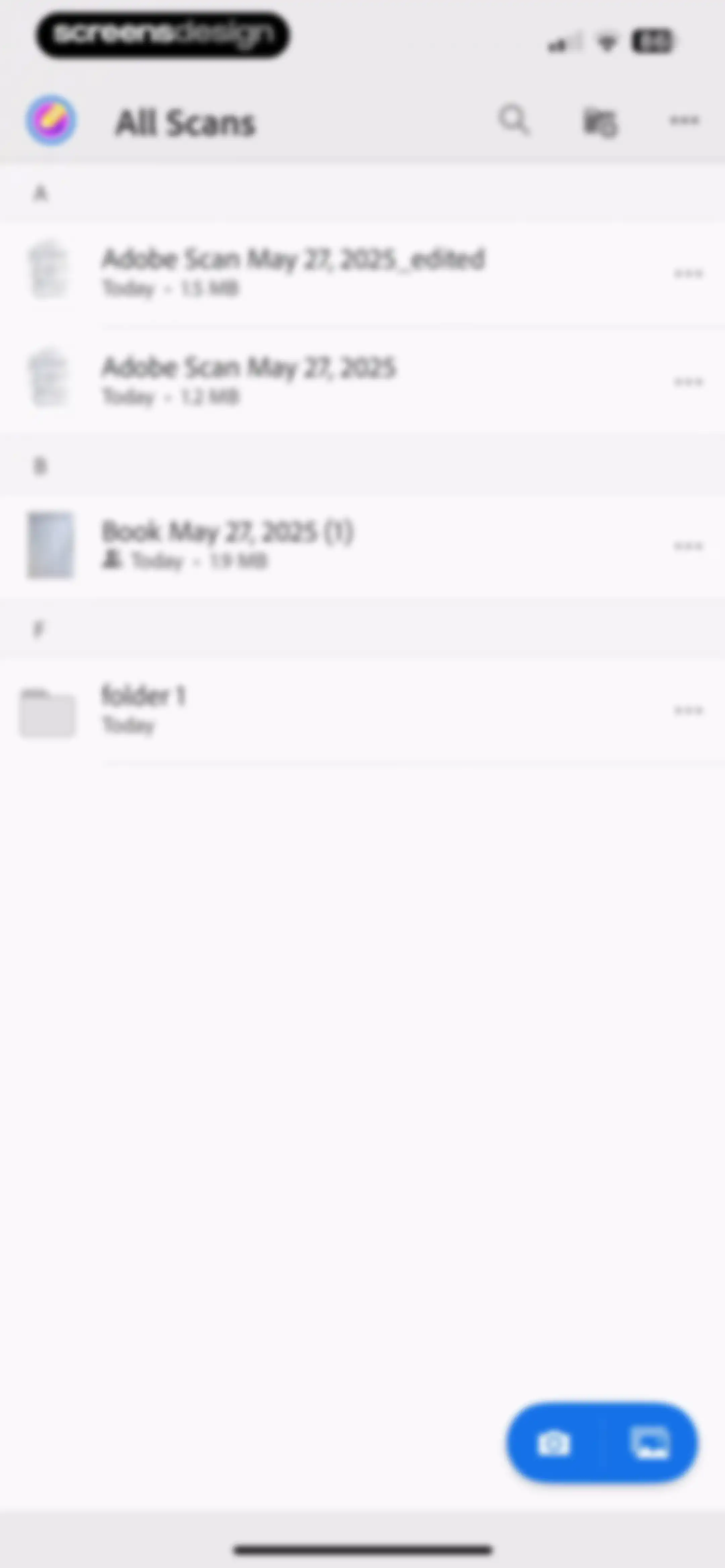 Adobe Scan: PDF & OCR Scanner screen 89