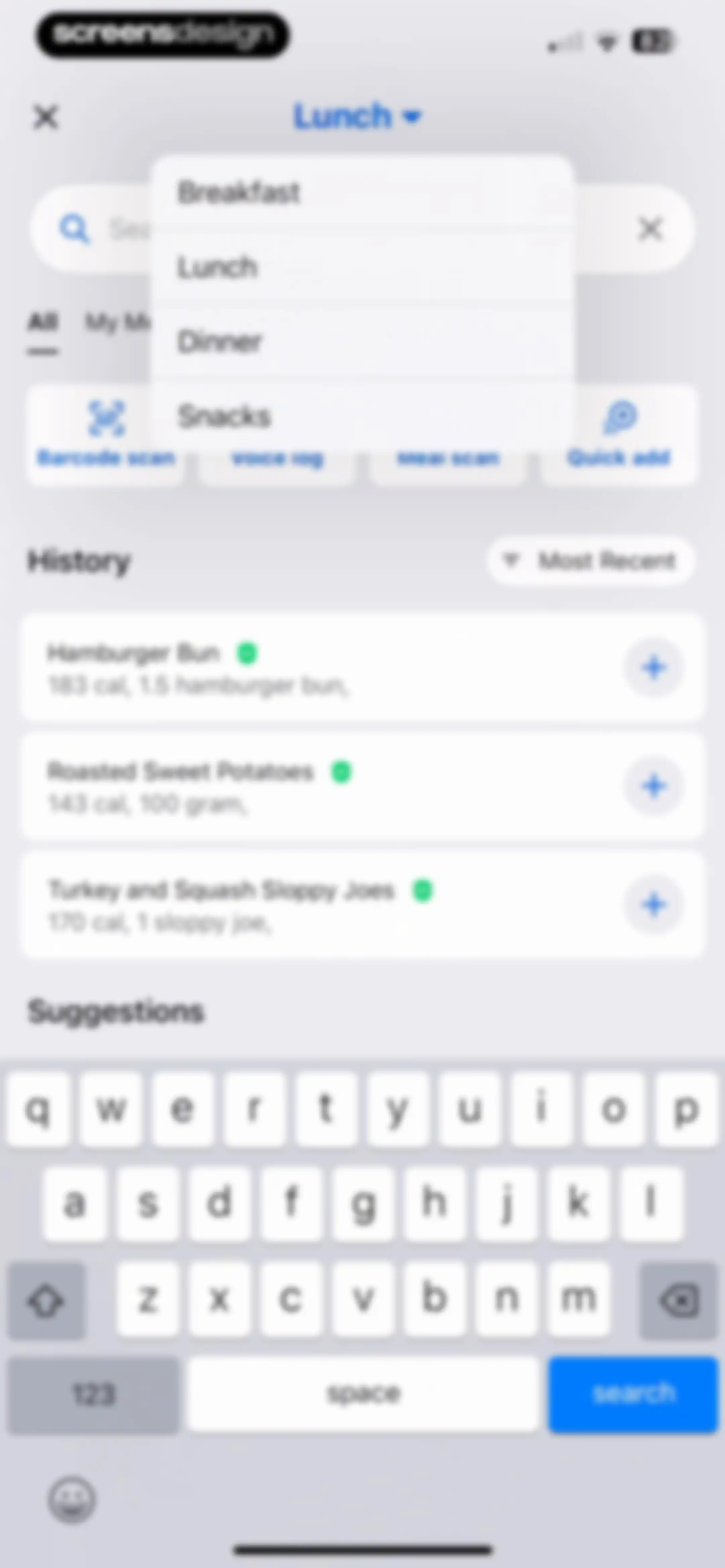 MyFitnessPal: Calorie Counter screen 104