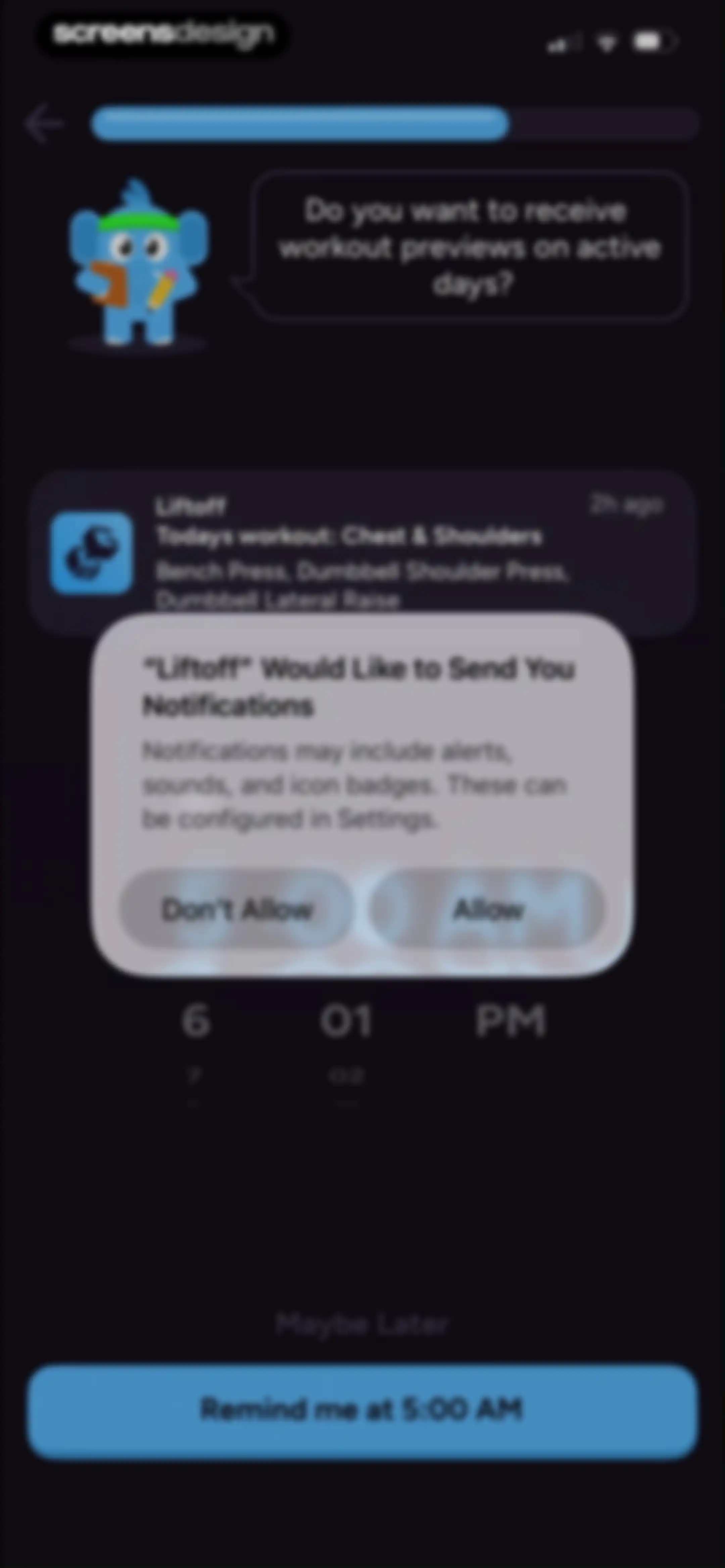Liftoff - Ranked Gym Workouts screen 46