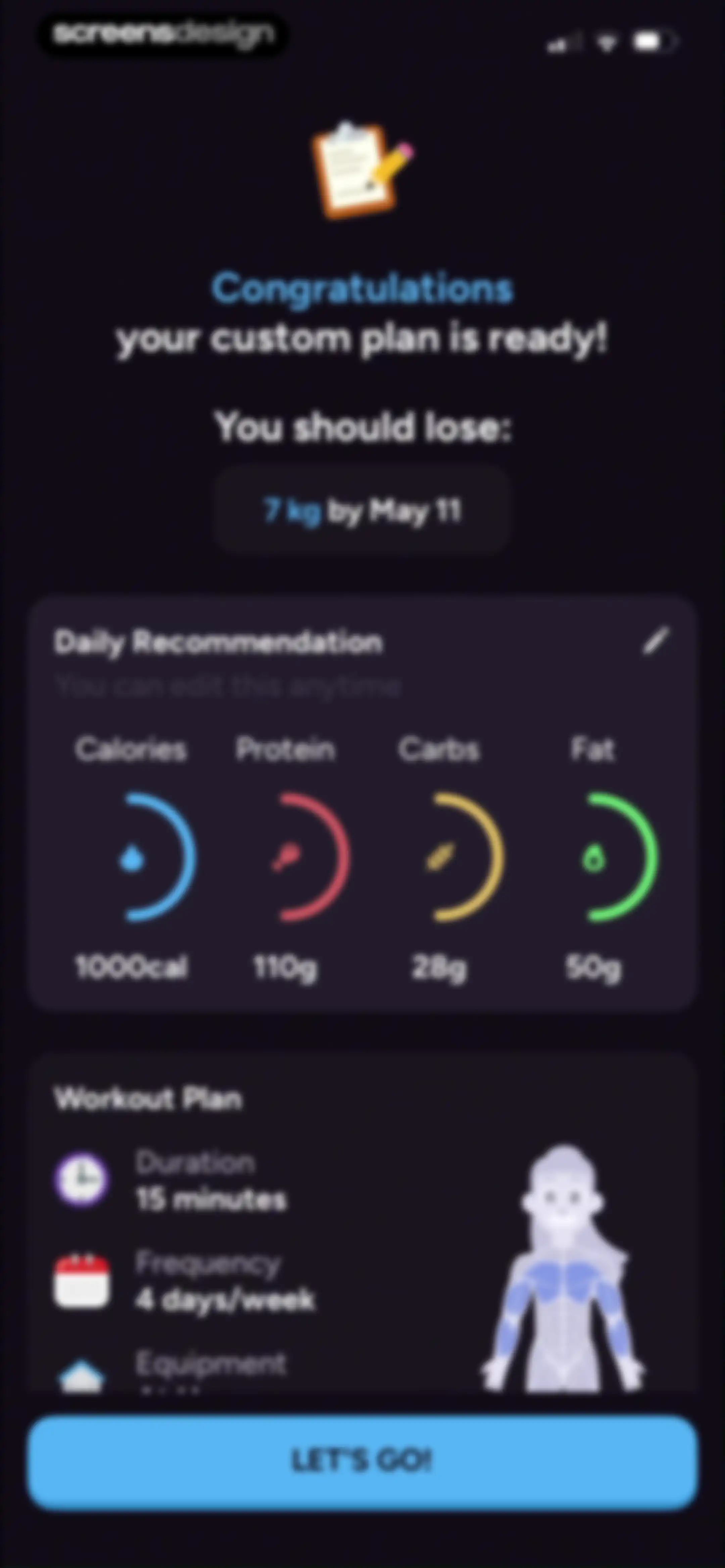 Liftoff - Ranked Gym Workouts screen 55