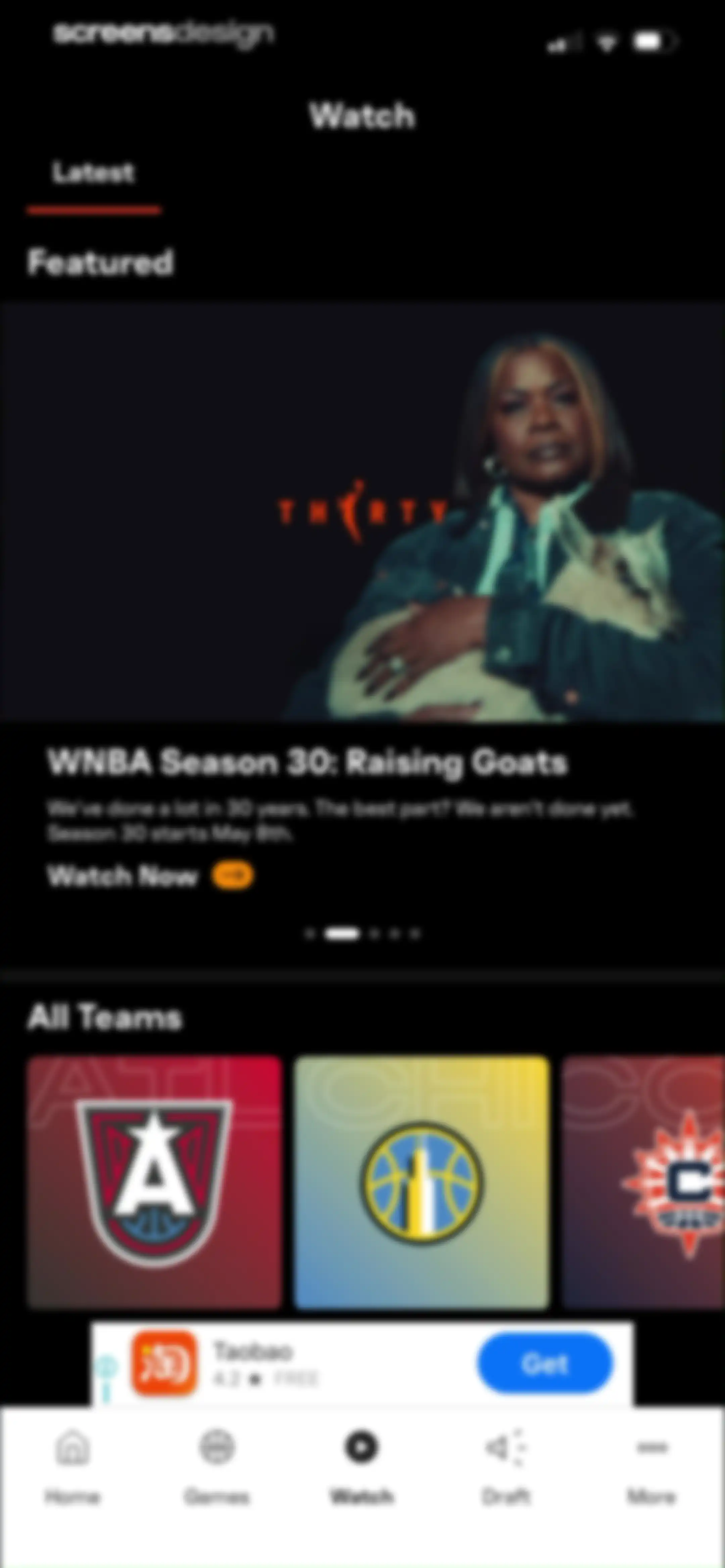 WNBA: Live Games & Scores screen 69