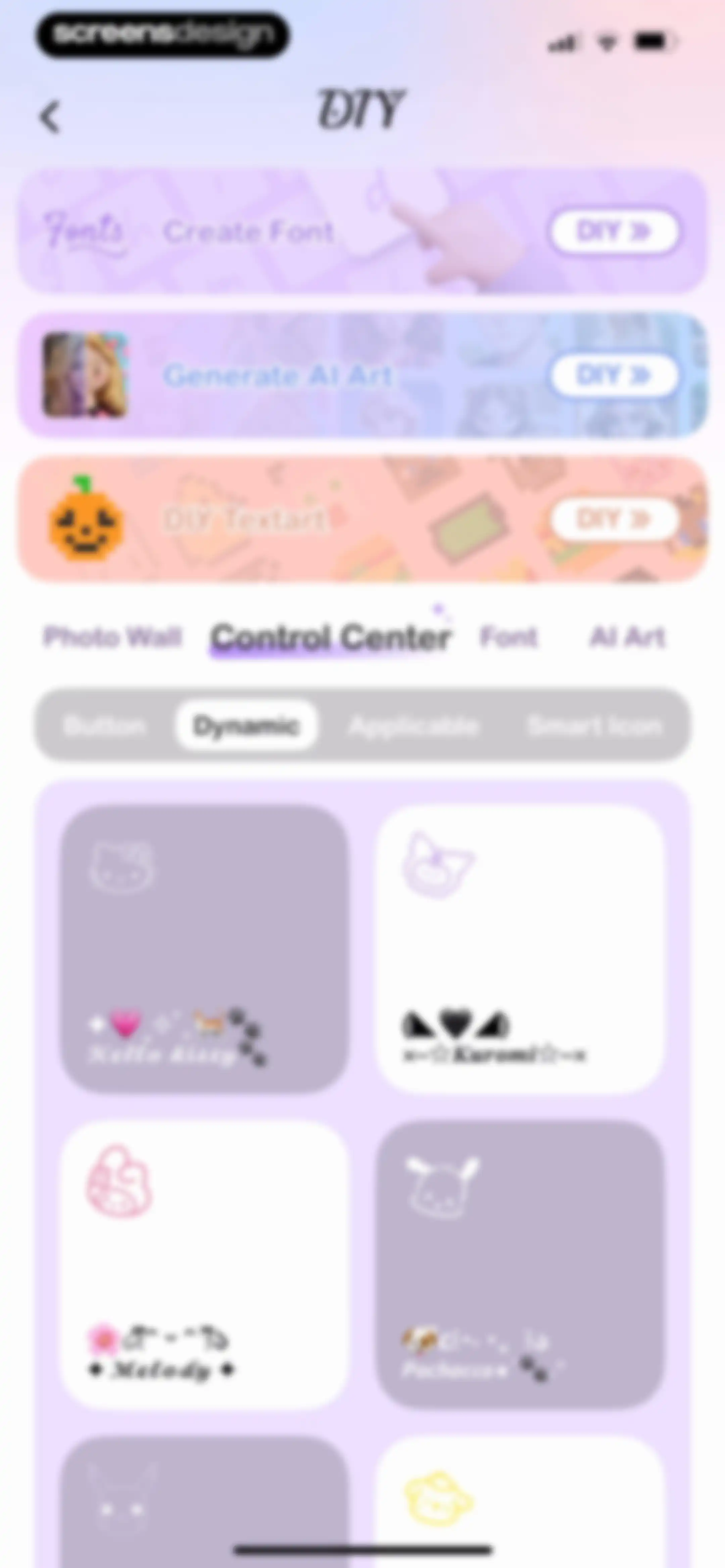 Cool Themes & Fonts: Cute Text screen 84