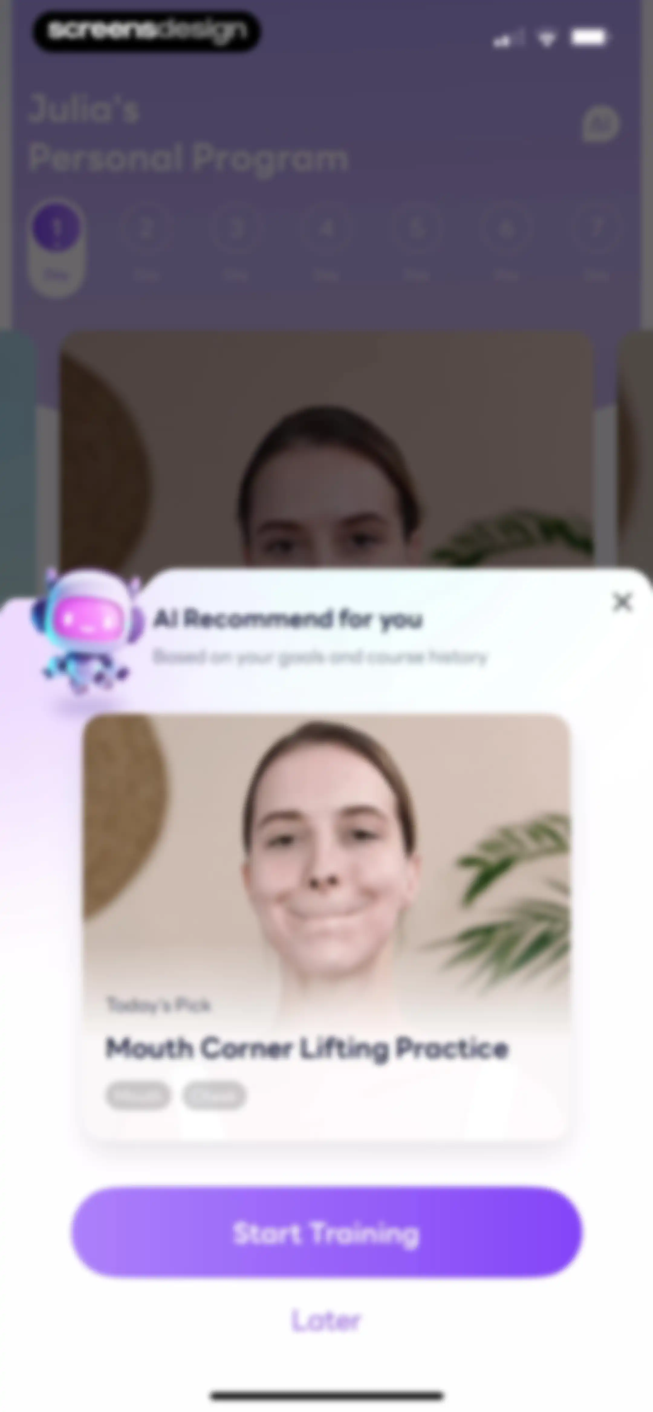 FaceYogi - Face Yoga, Massage screen 65