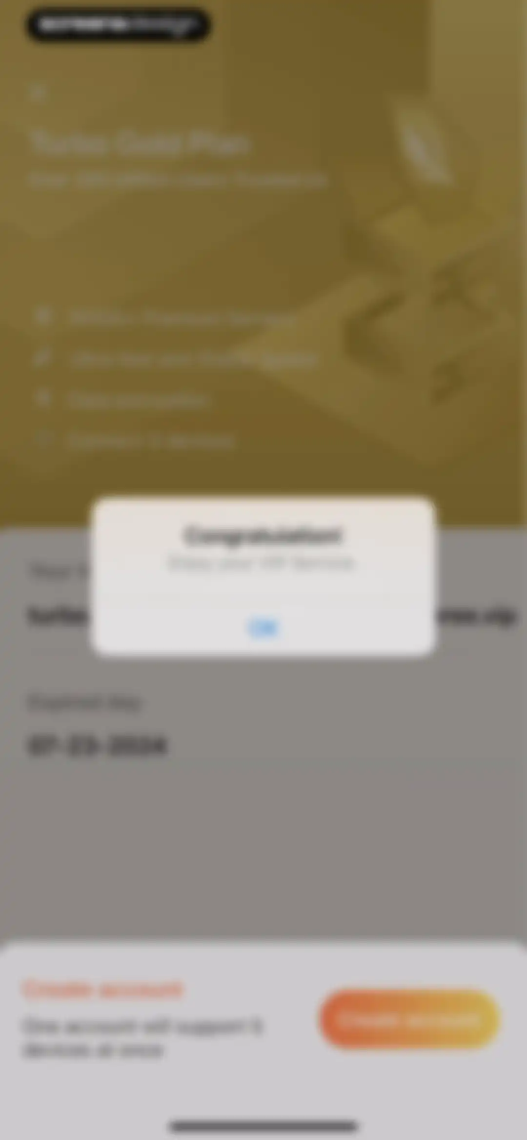 Turbo VPN Private Browser screen 4