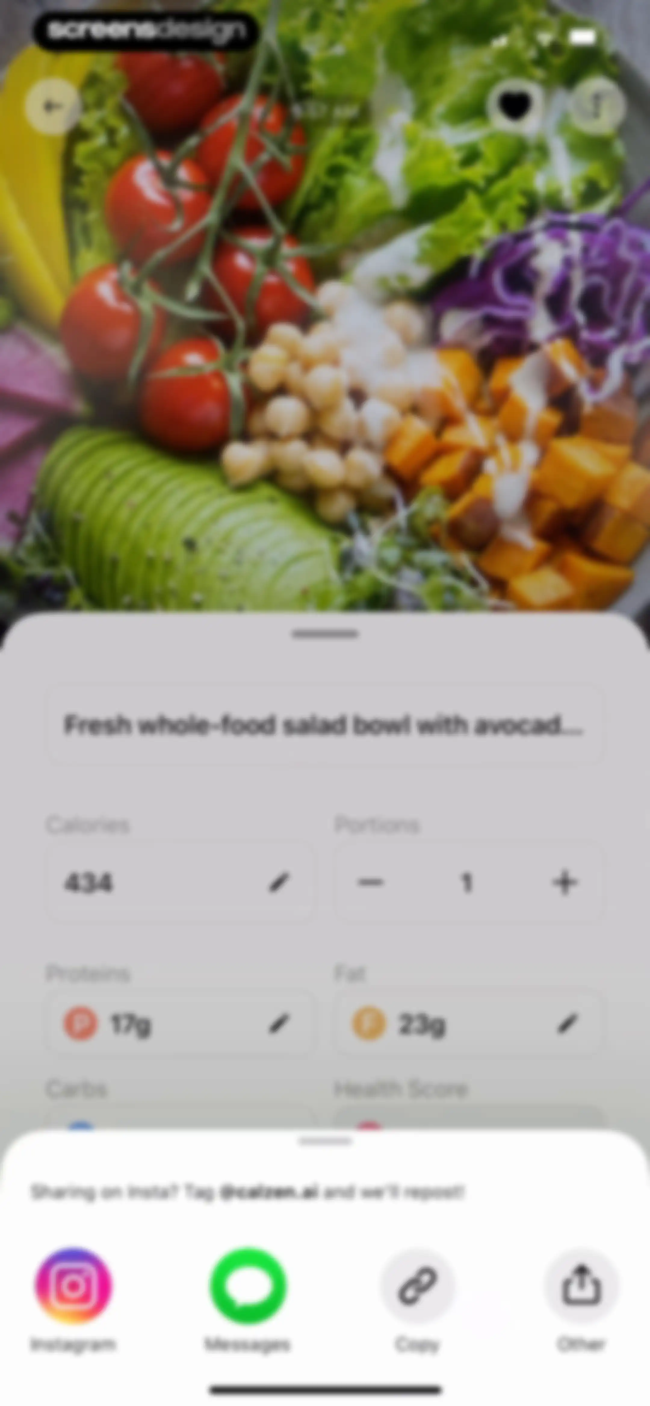 CalZen AI Food Calorie Counter screen 55