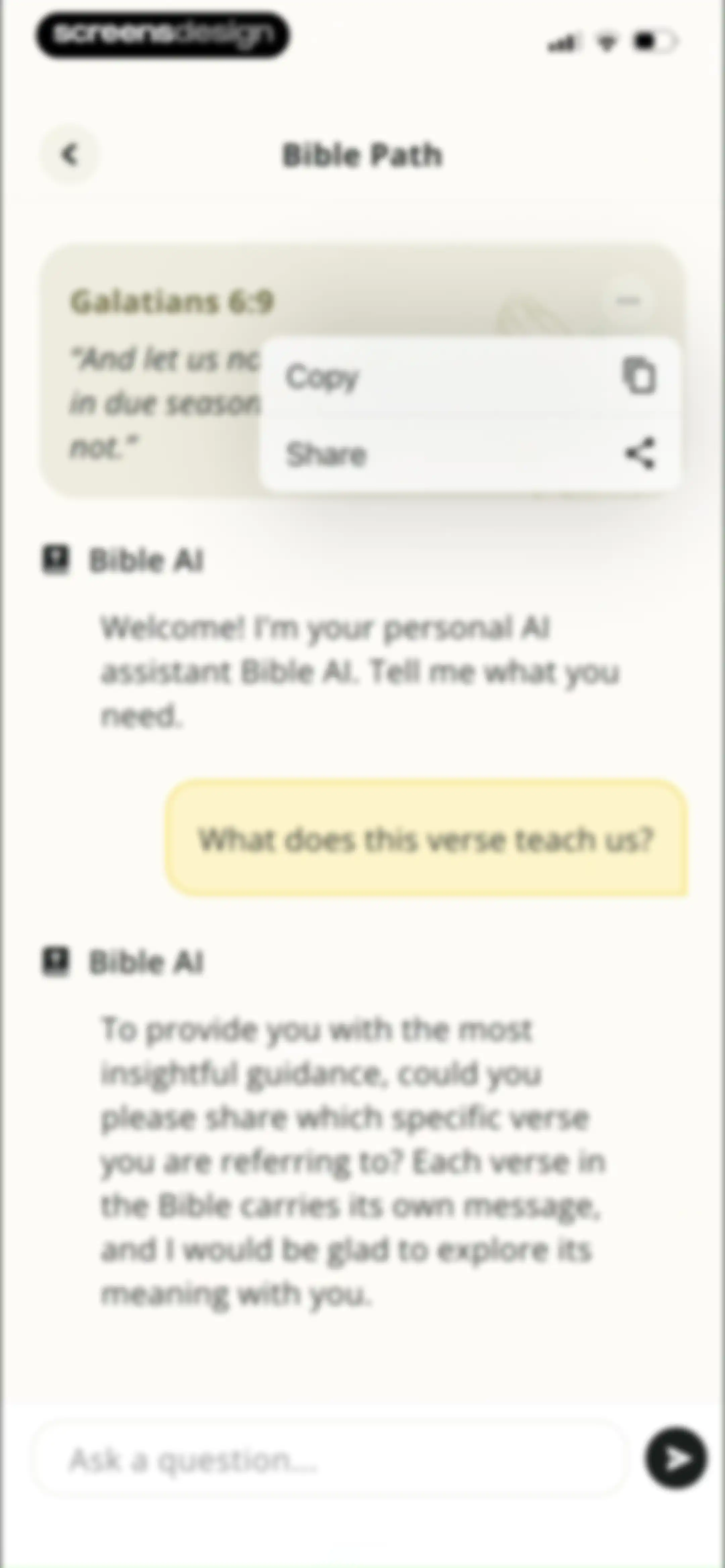 Bible Path: Prayers & Widgets screen 35