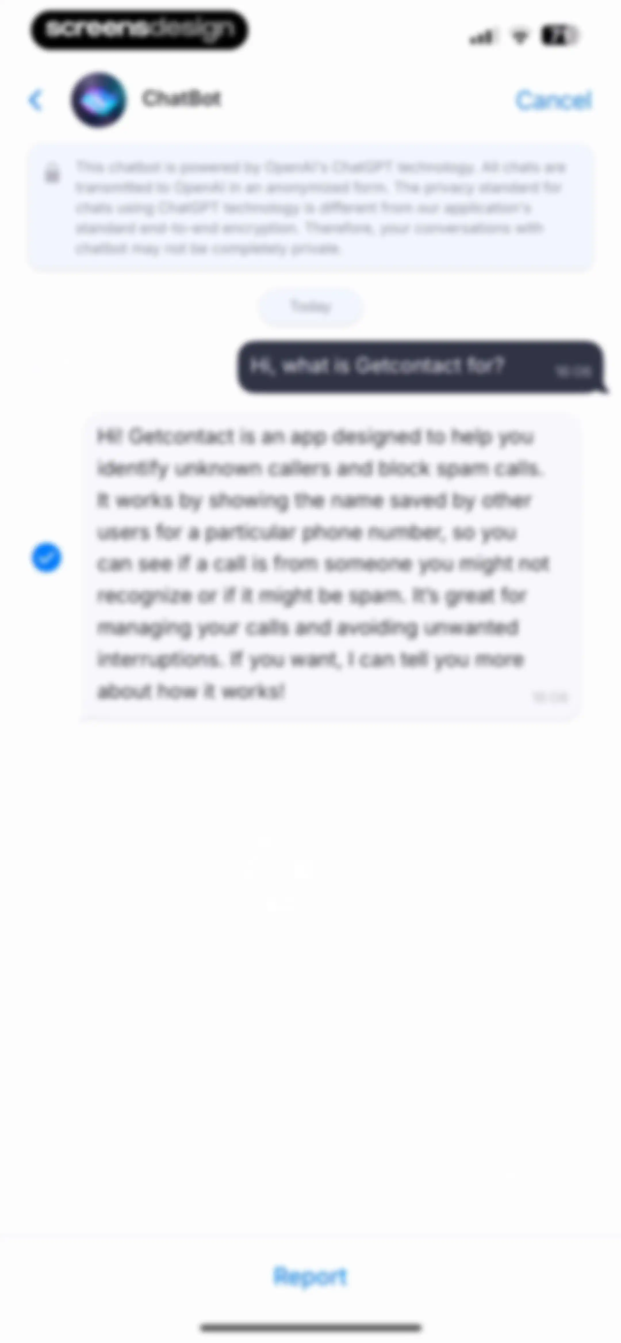 Getcontact screen 60