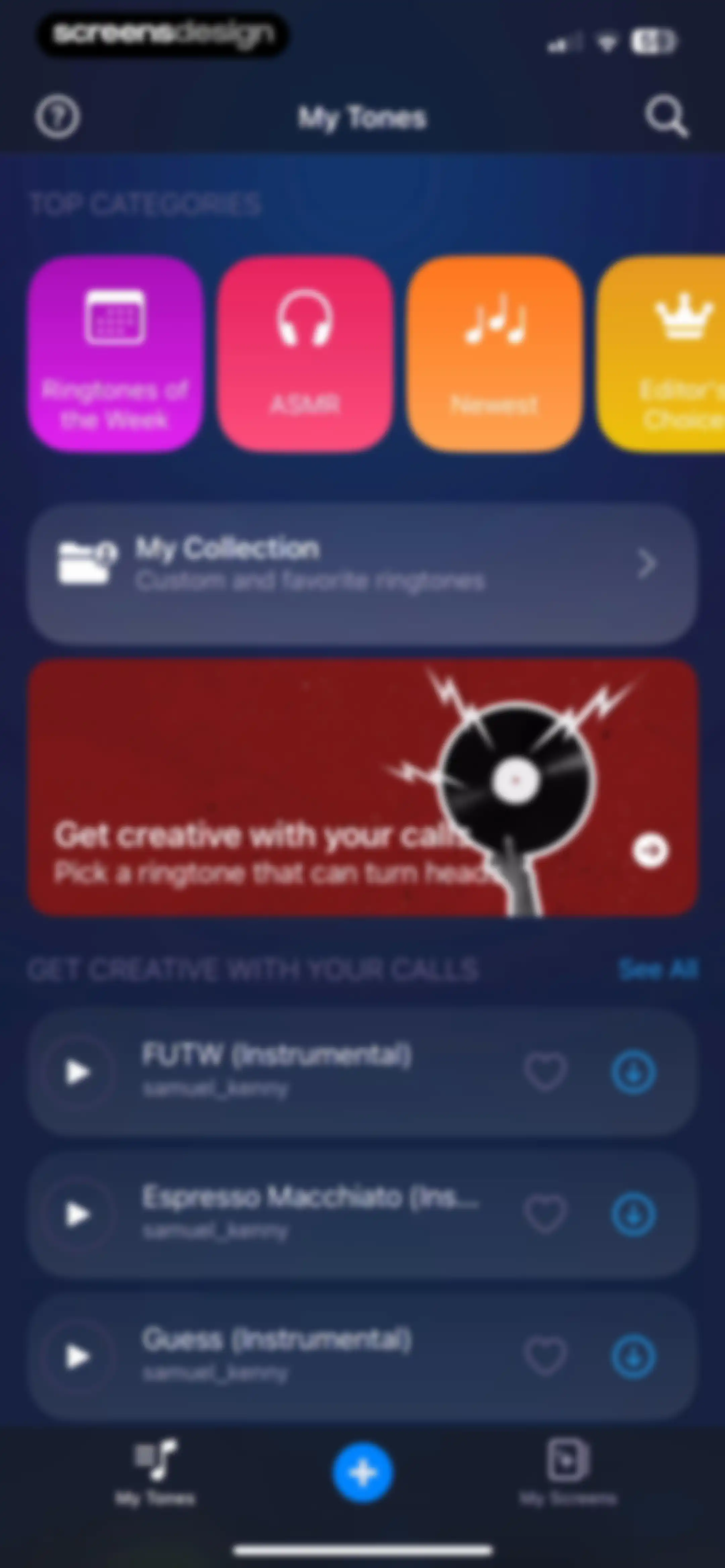 Ringtones for iphone: Ringtune screen 10