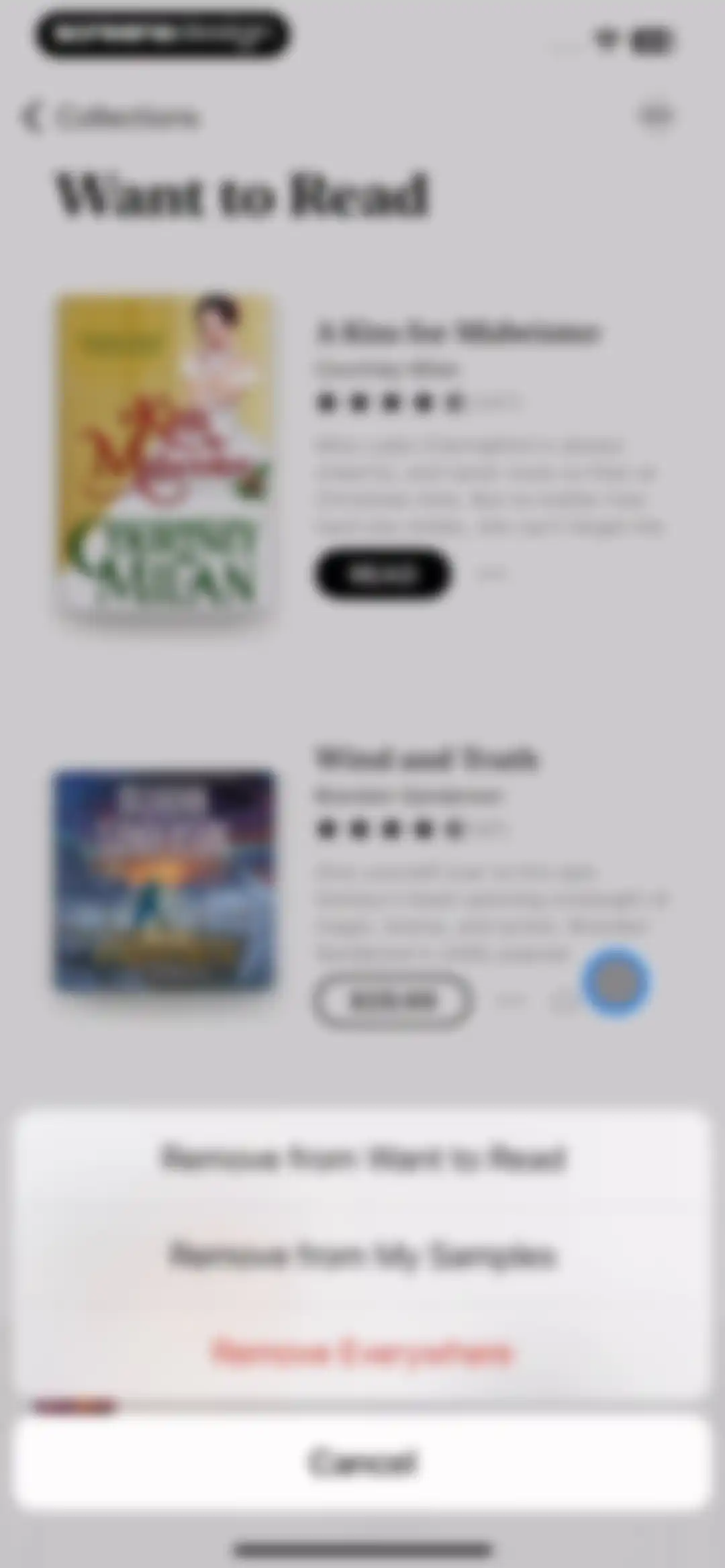 Apple Books screen 99