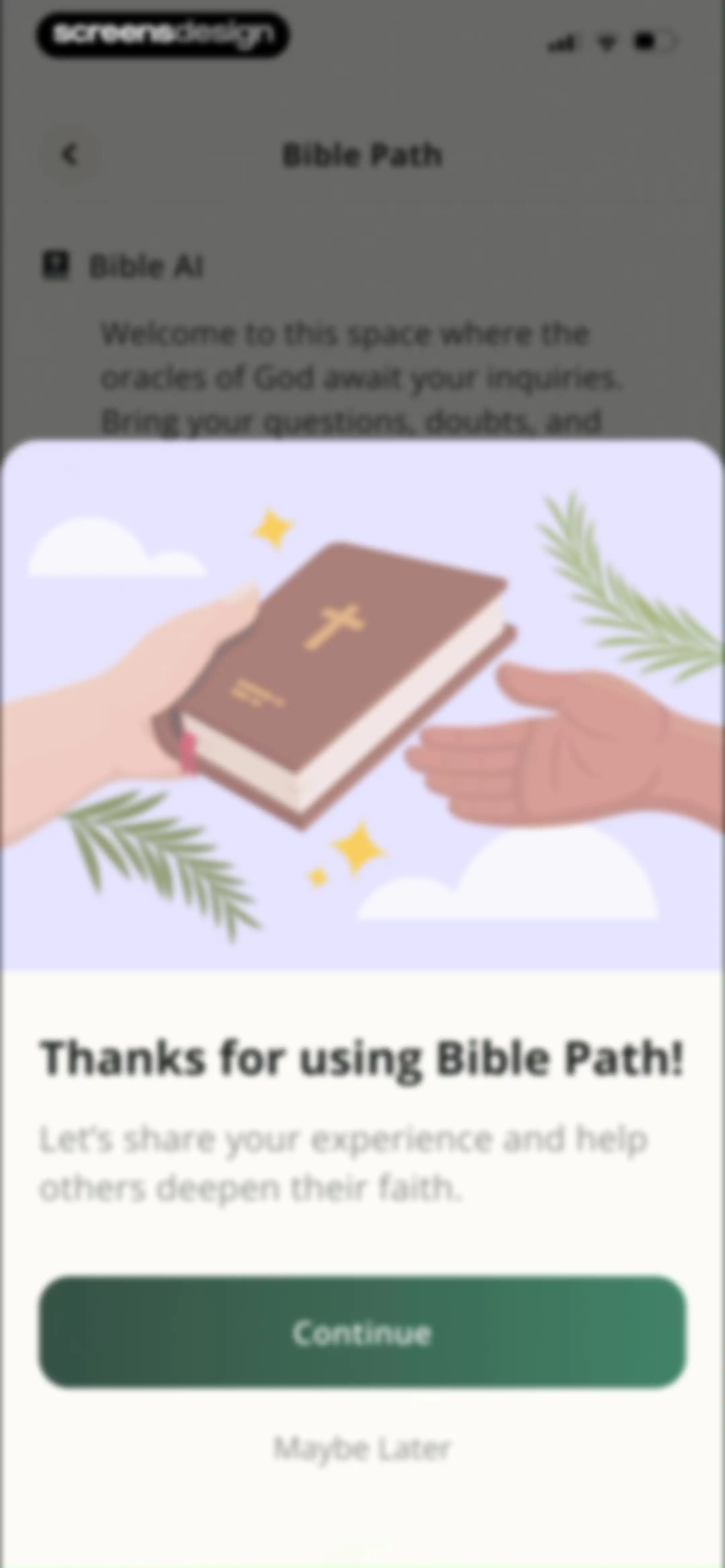 Bible Path: Prayers & Widgets screen 52