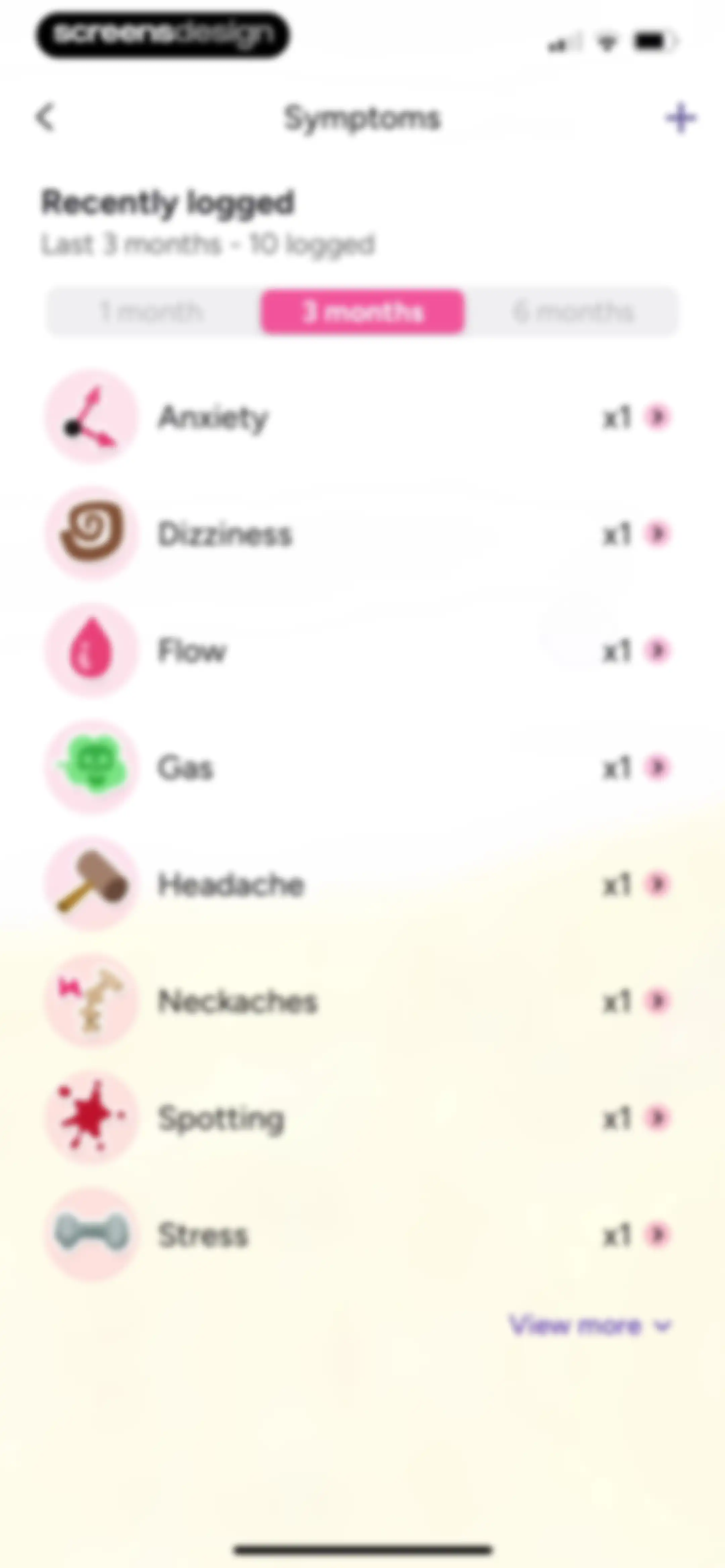 Period Tracker Period Calendar screen 201