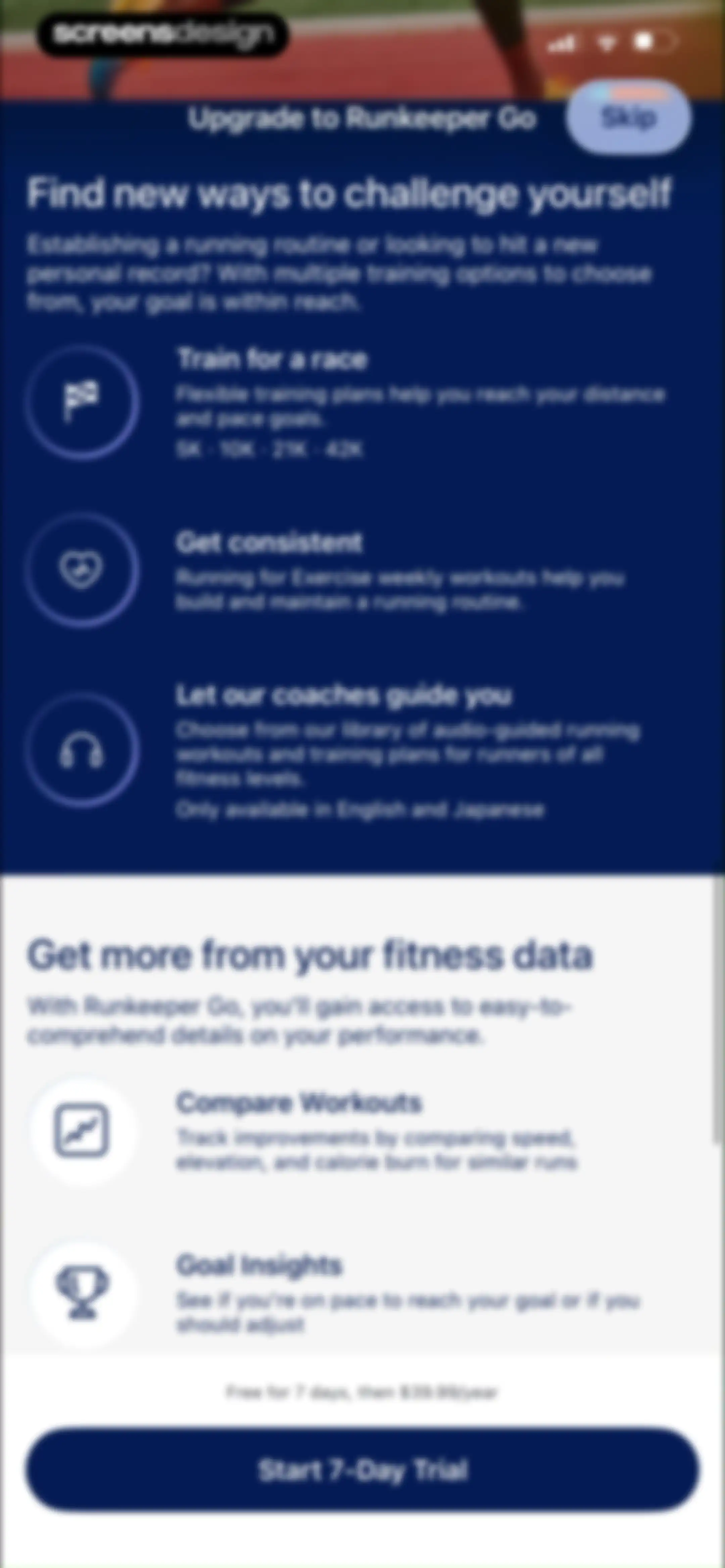 ASICS Runkeeper—Run Tracker screen 26