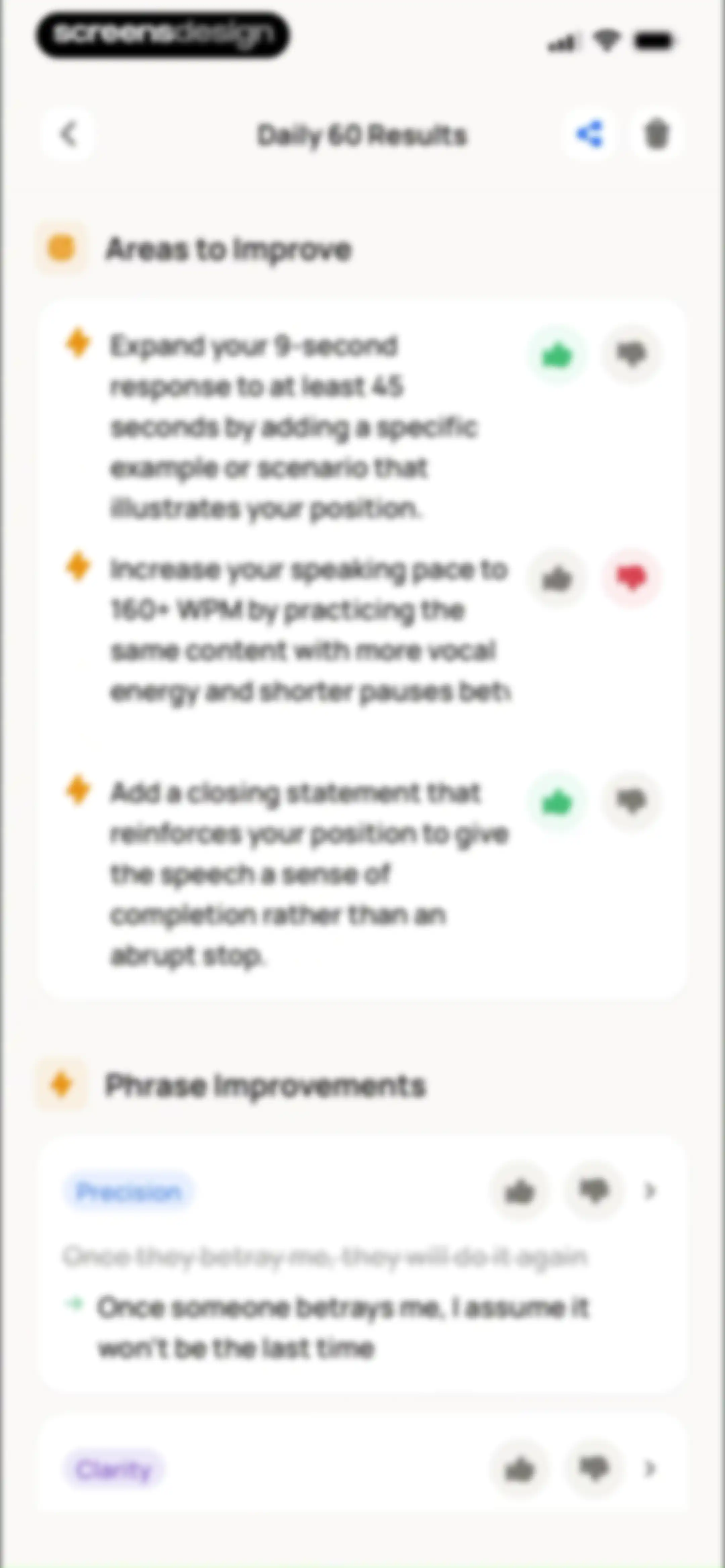 Wellspoken: Articulation Coach screen 94