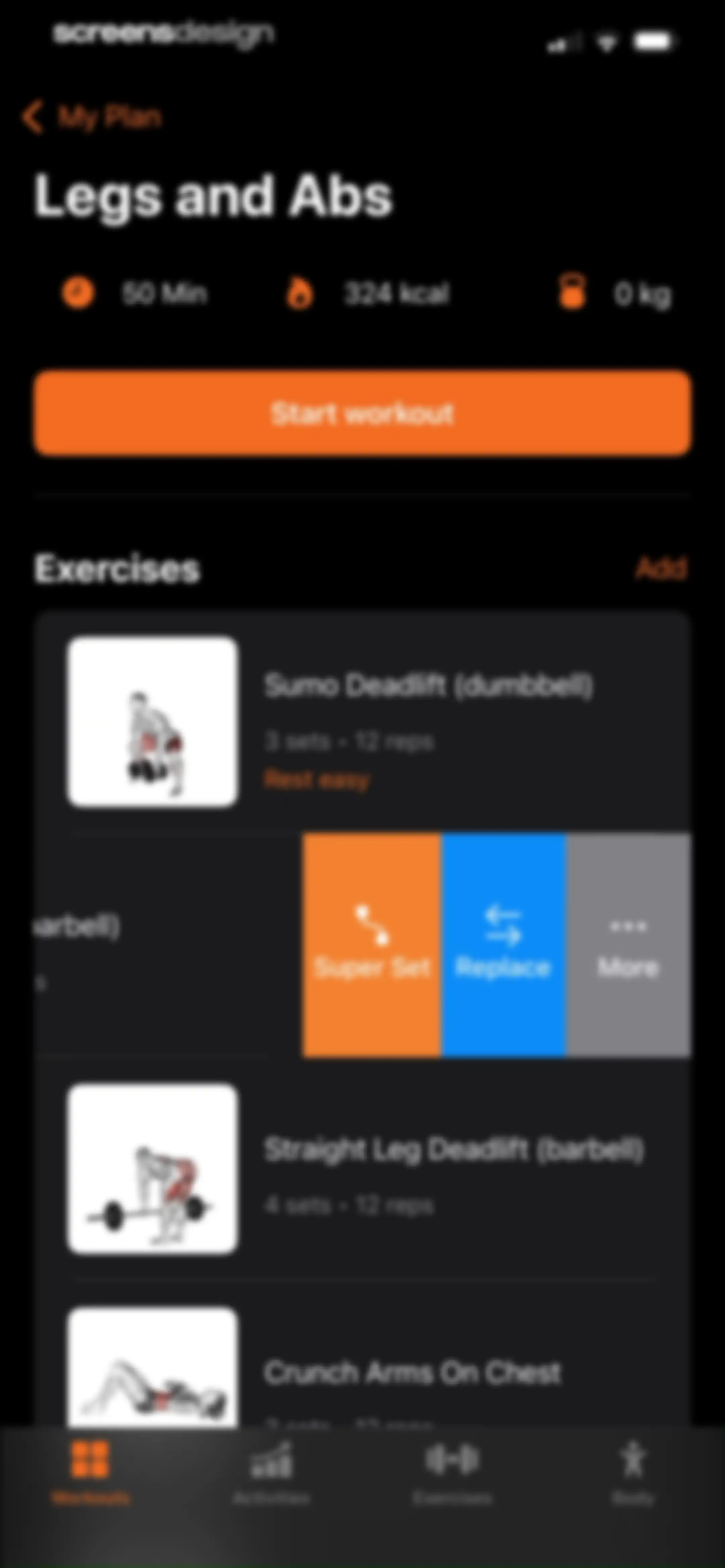 Gym WP - Workout Planner & Log screen 48
