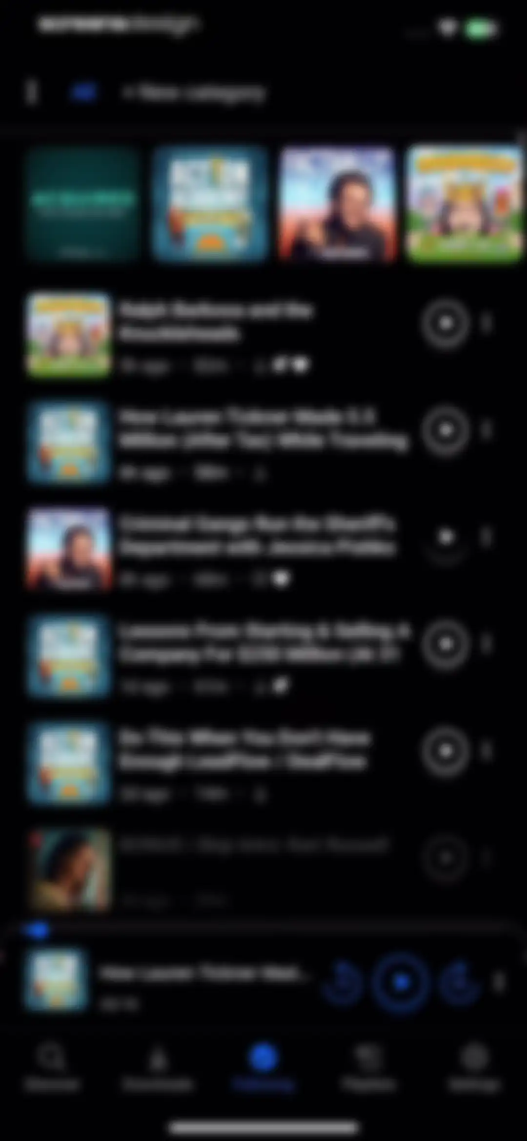 Breaker—The social podcast app screen 85
