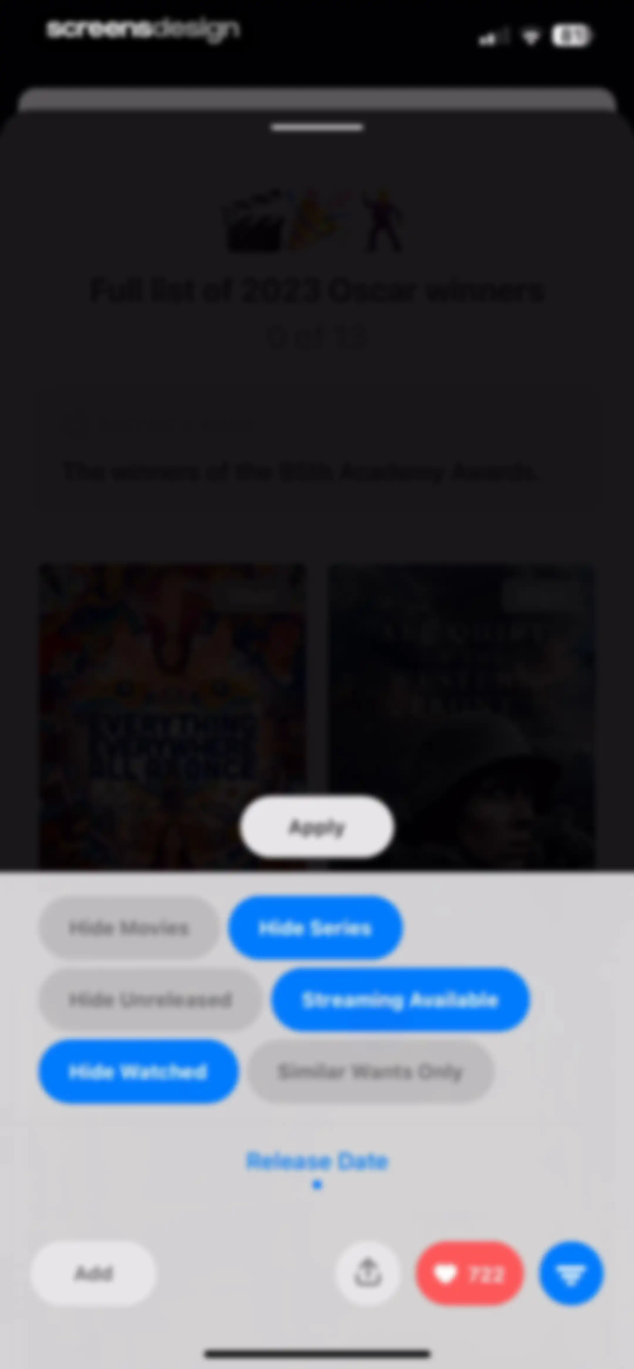 Must for Movies & TV screen 44