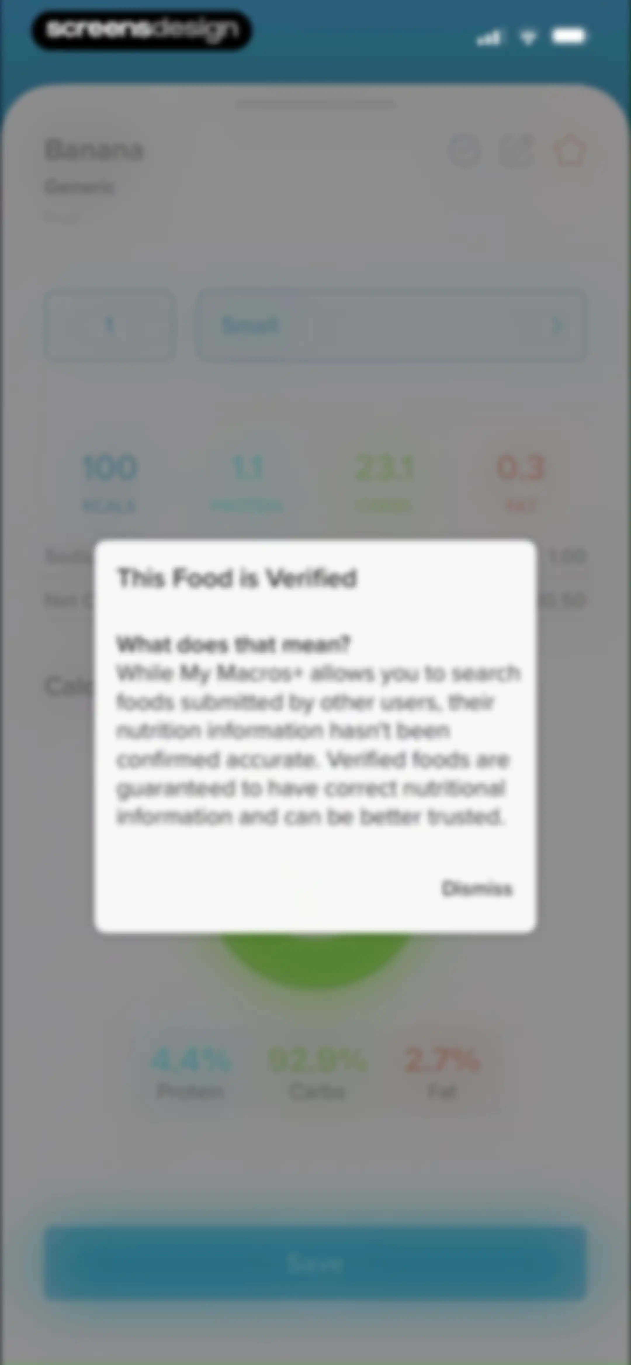 My Macros+ | Macro Tracker screen 52