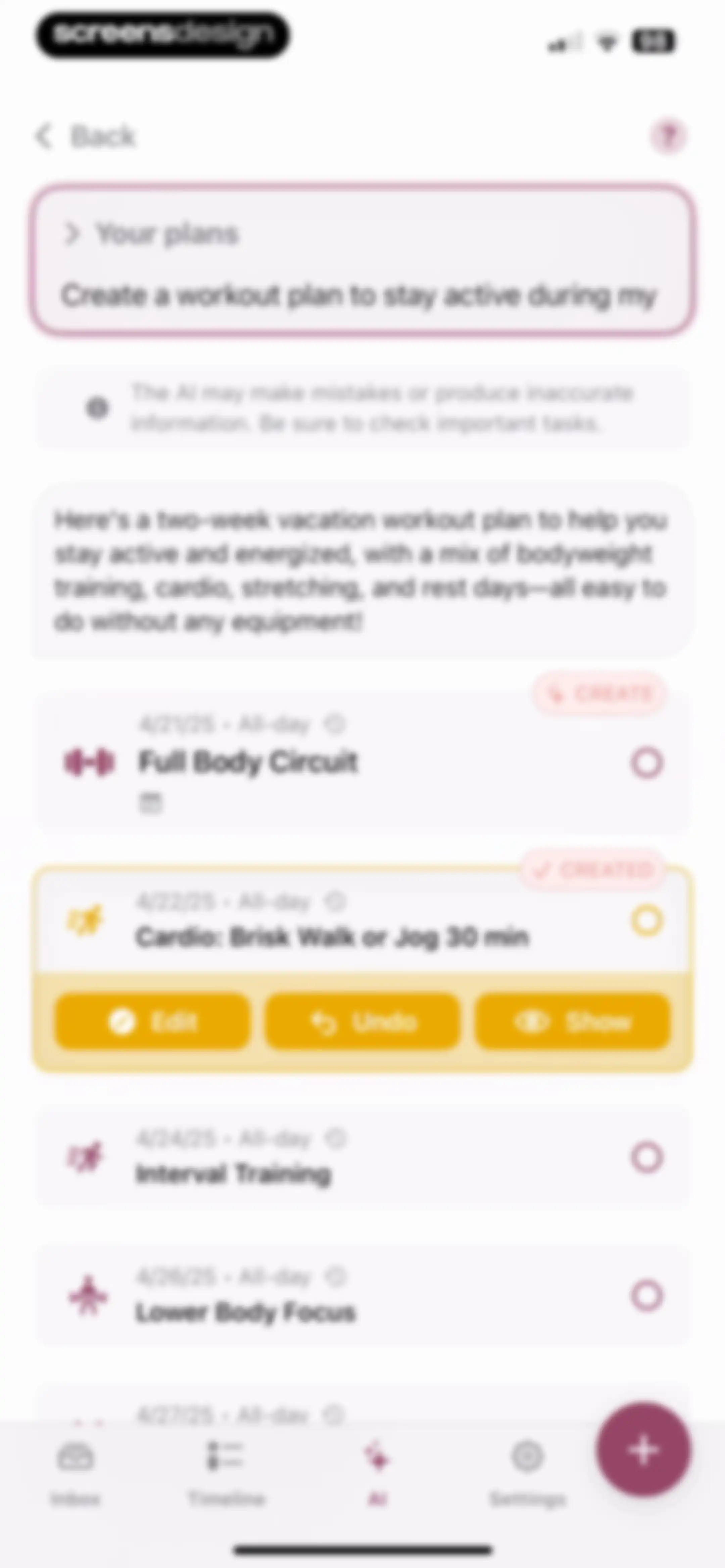 Structured: Daily Planner Todo screen 66