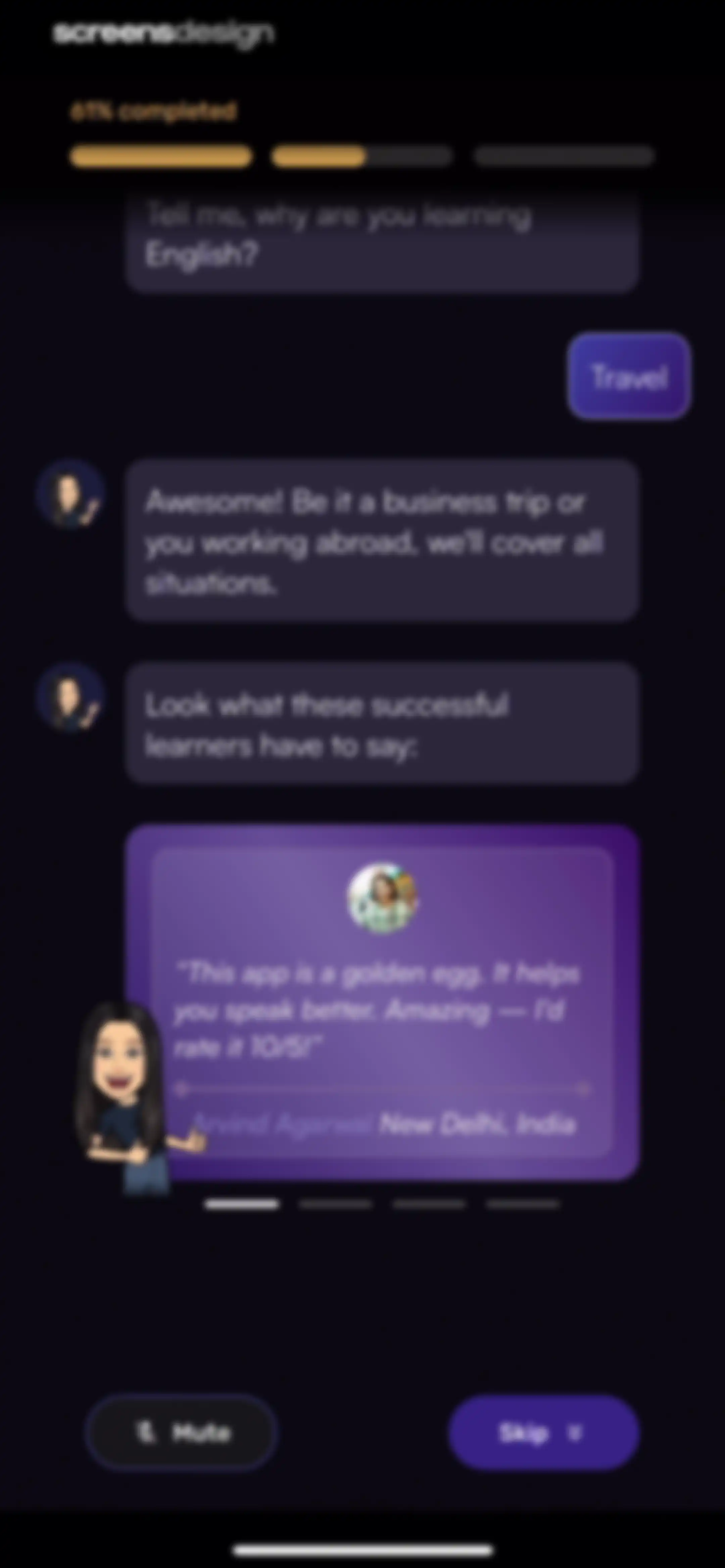 Stimuler- English Speaking App screen 12