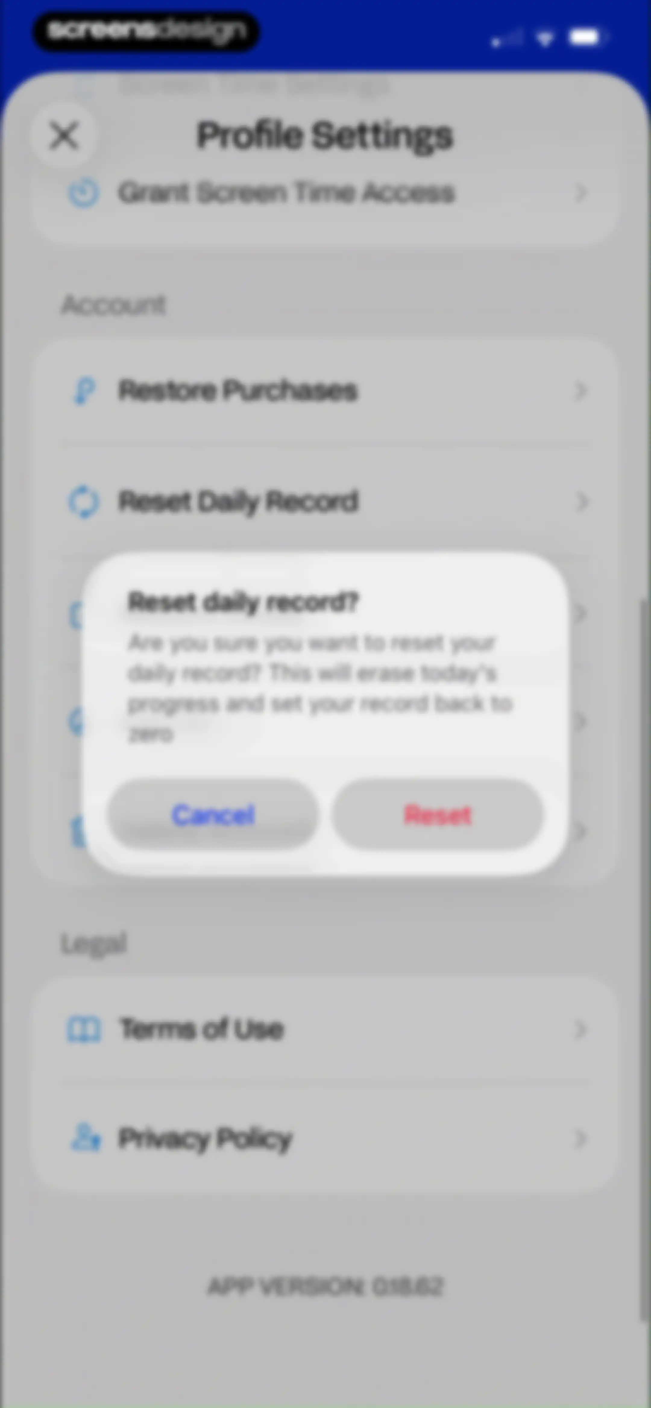 BePresent: Screen Time Control screen 98