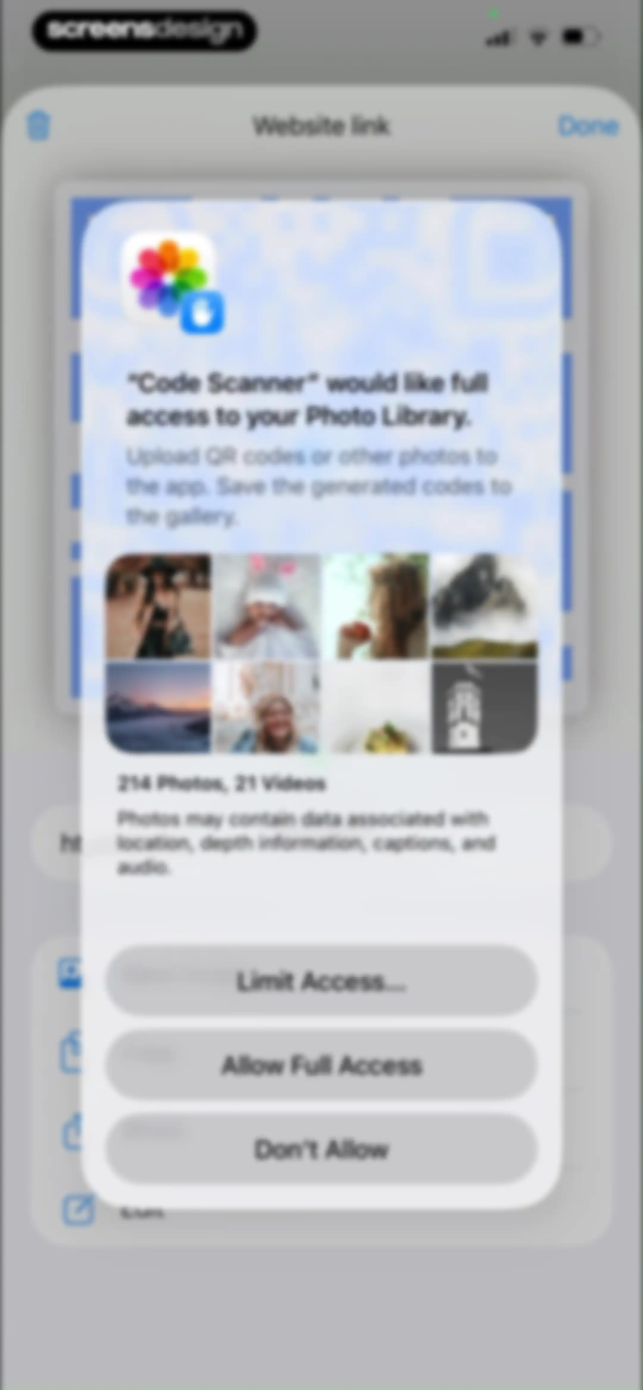 QR Code Reader, Barcode Scan screen 38