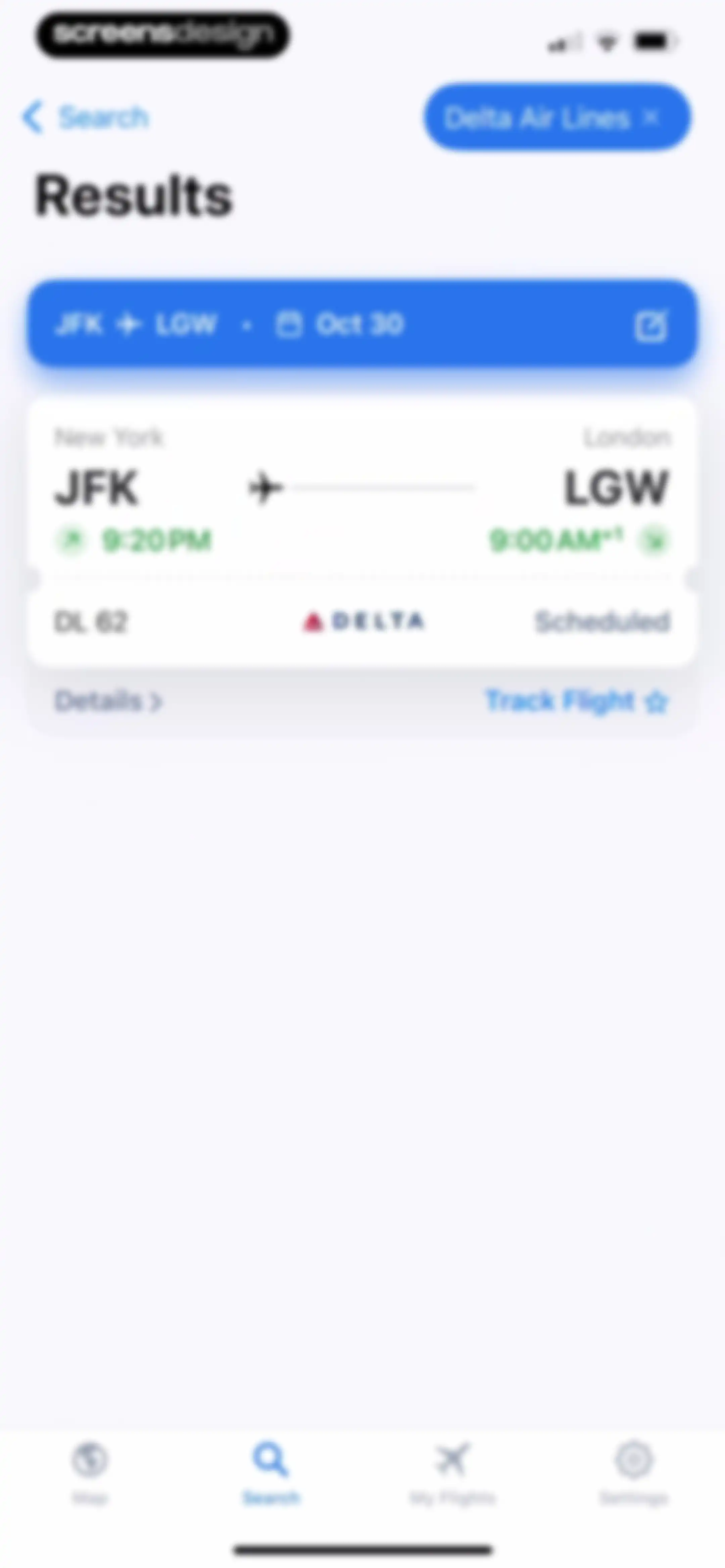 Flight Tracker + screen 26