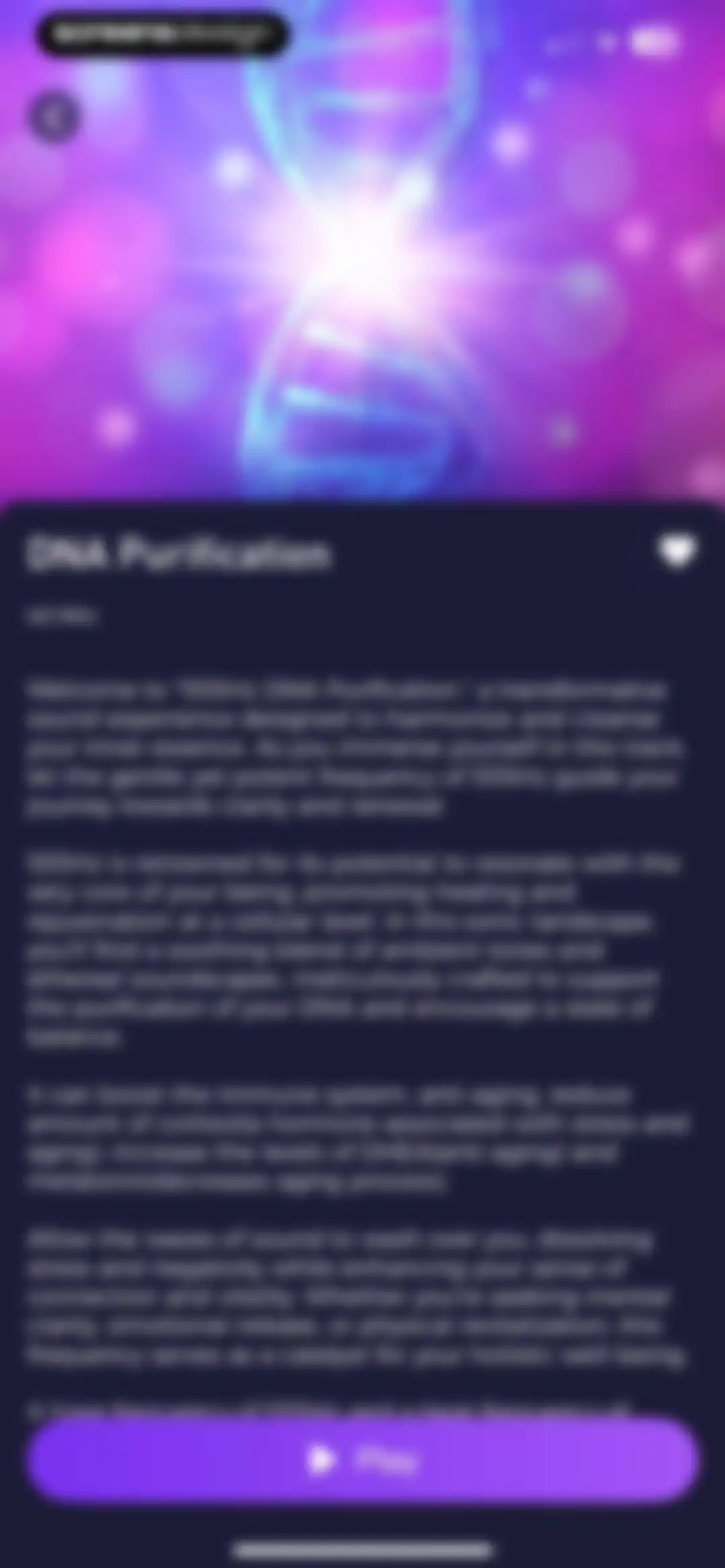 Frequency: Healing Sounds screen 36