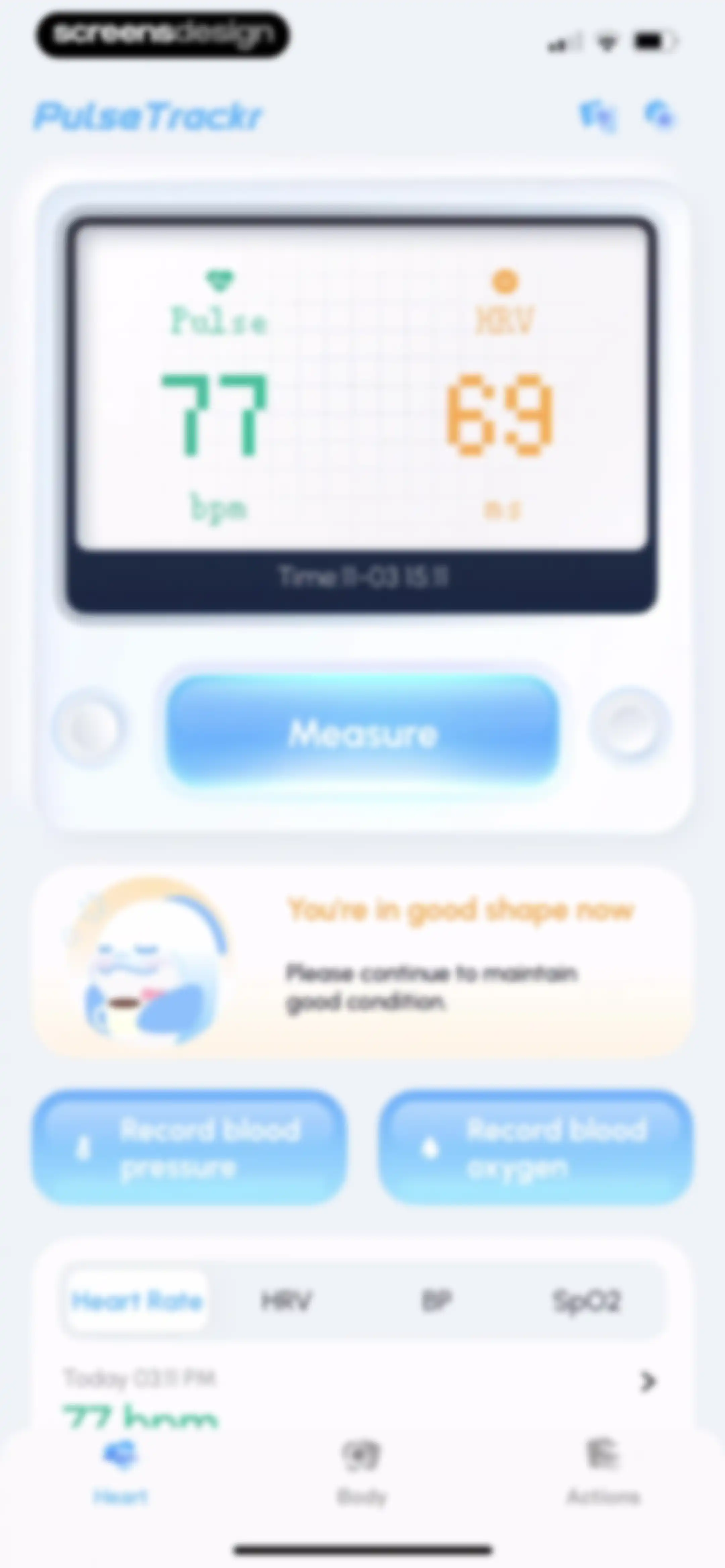 PulseTrackr：Heart Rate & HRV screen 27