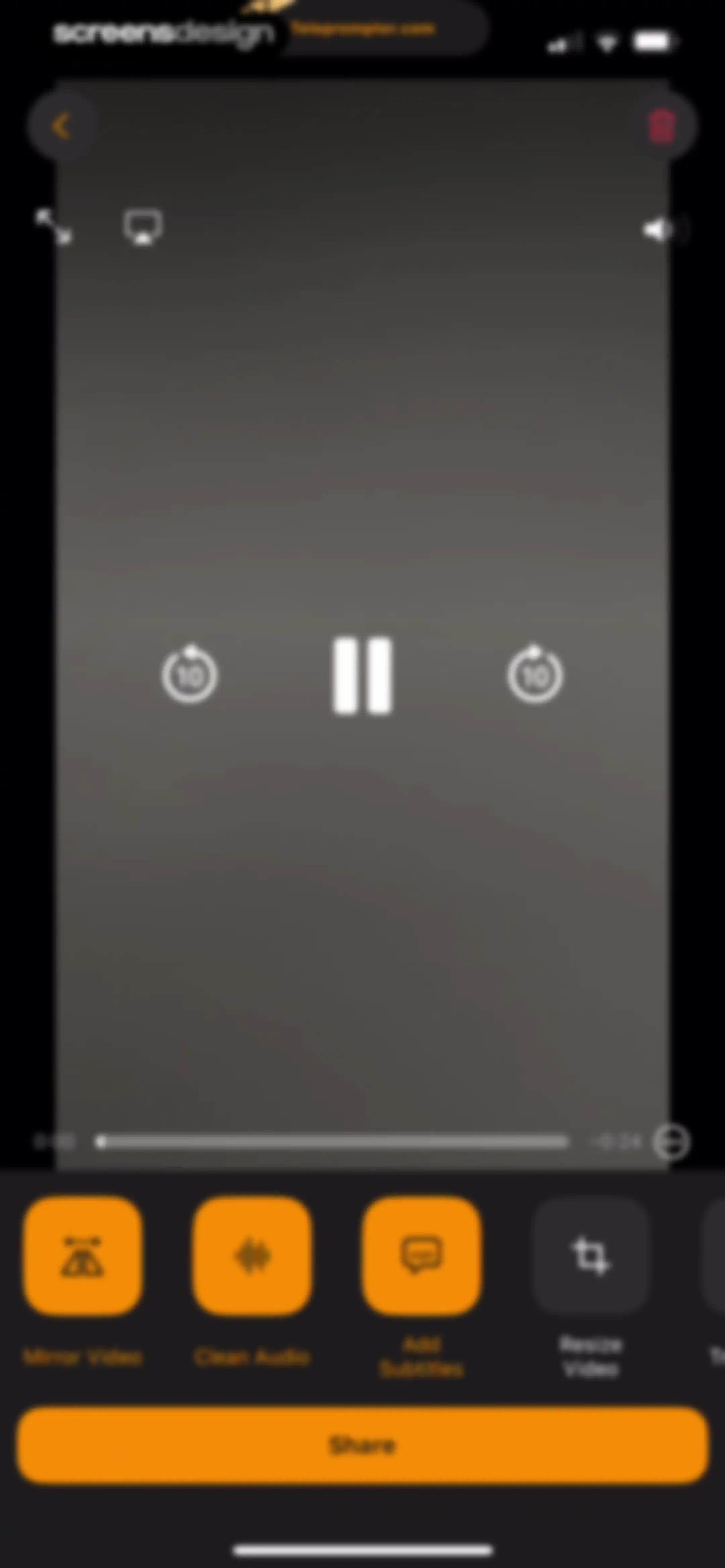 Teleprompter.com screen 64