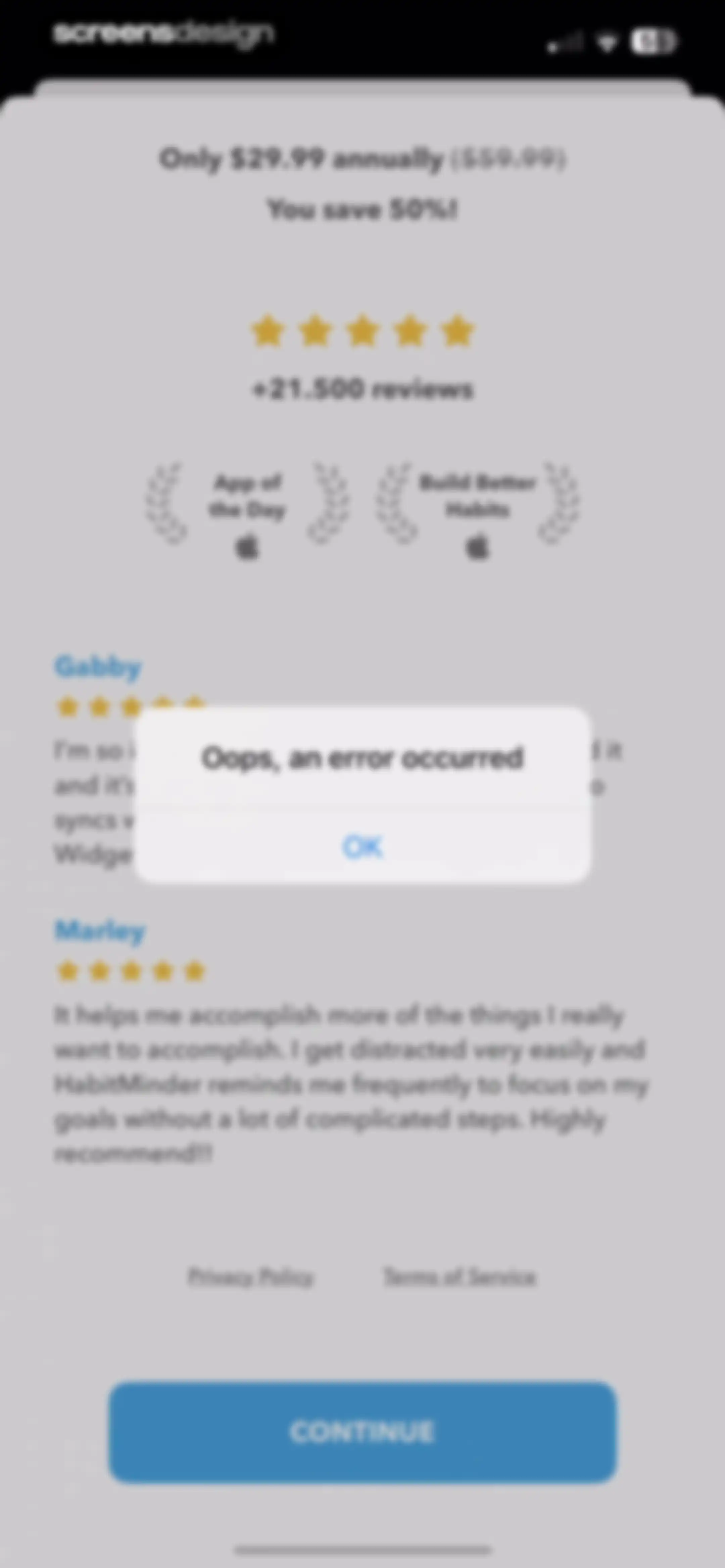 HabitMinder • Habit Tracker screen 5