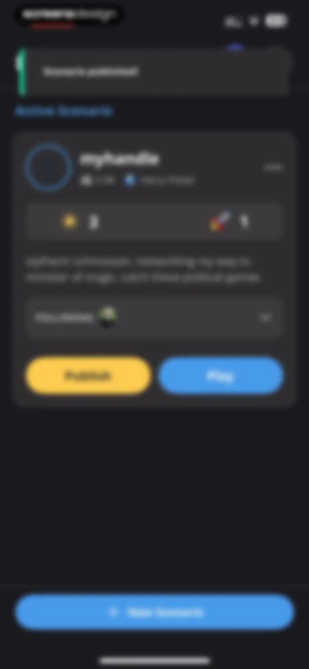 status - sims but social media screen 43