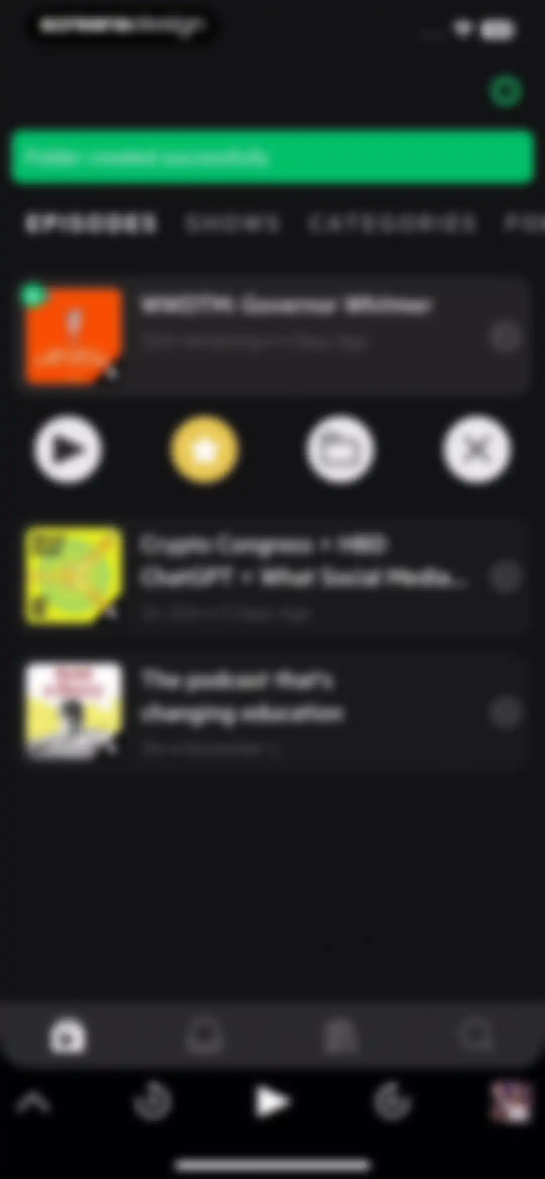 Castro: Podcast App & Player screen 75