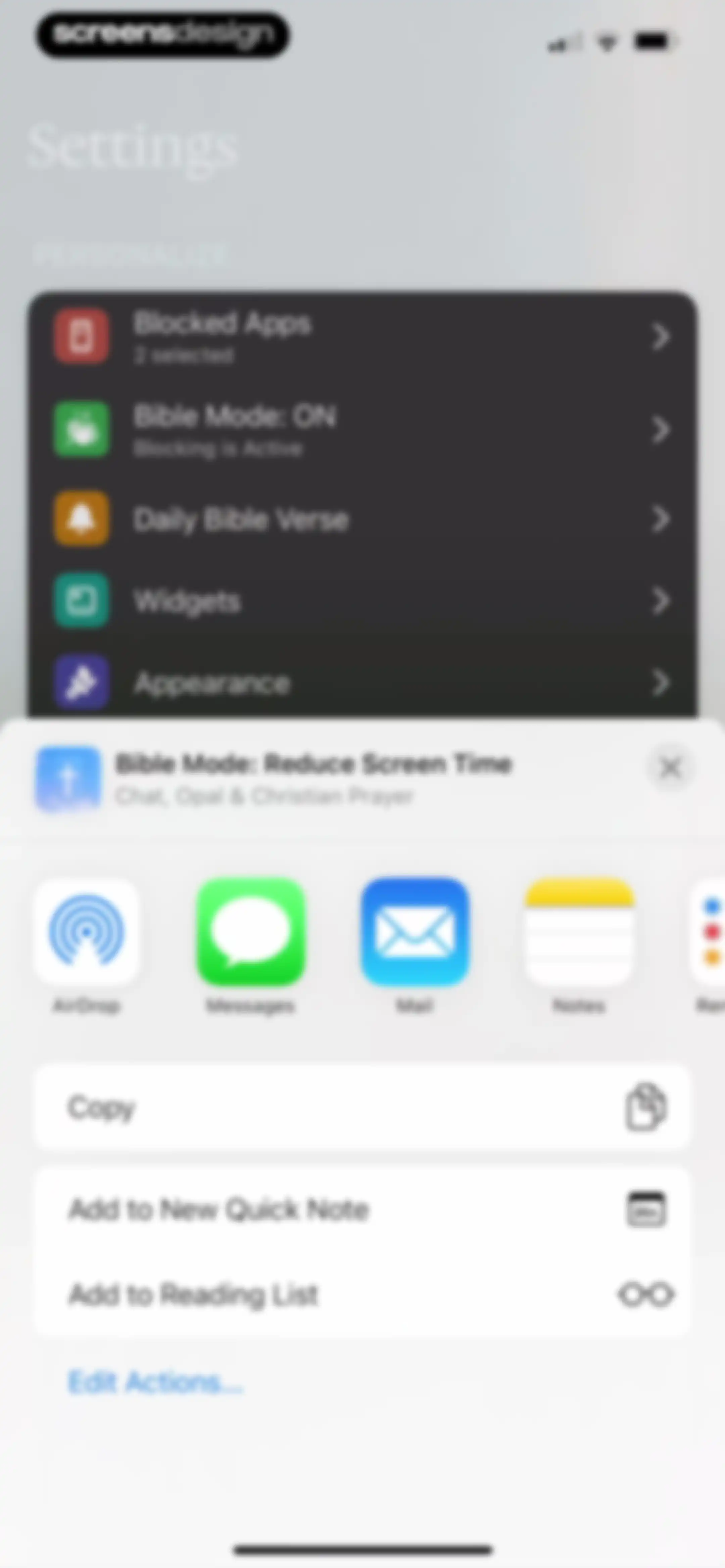 Bible Mode: Reduce Screen Time screen 131