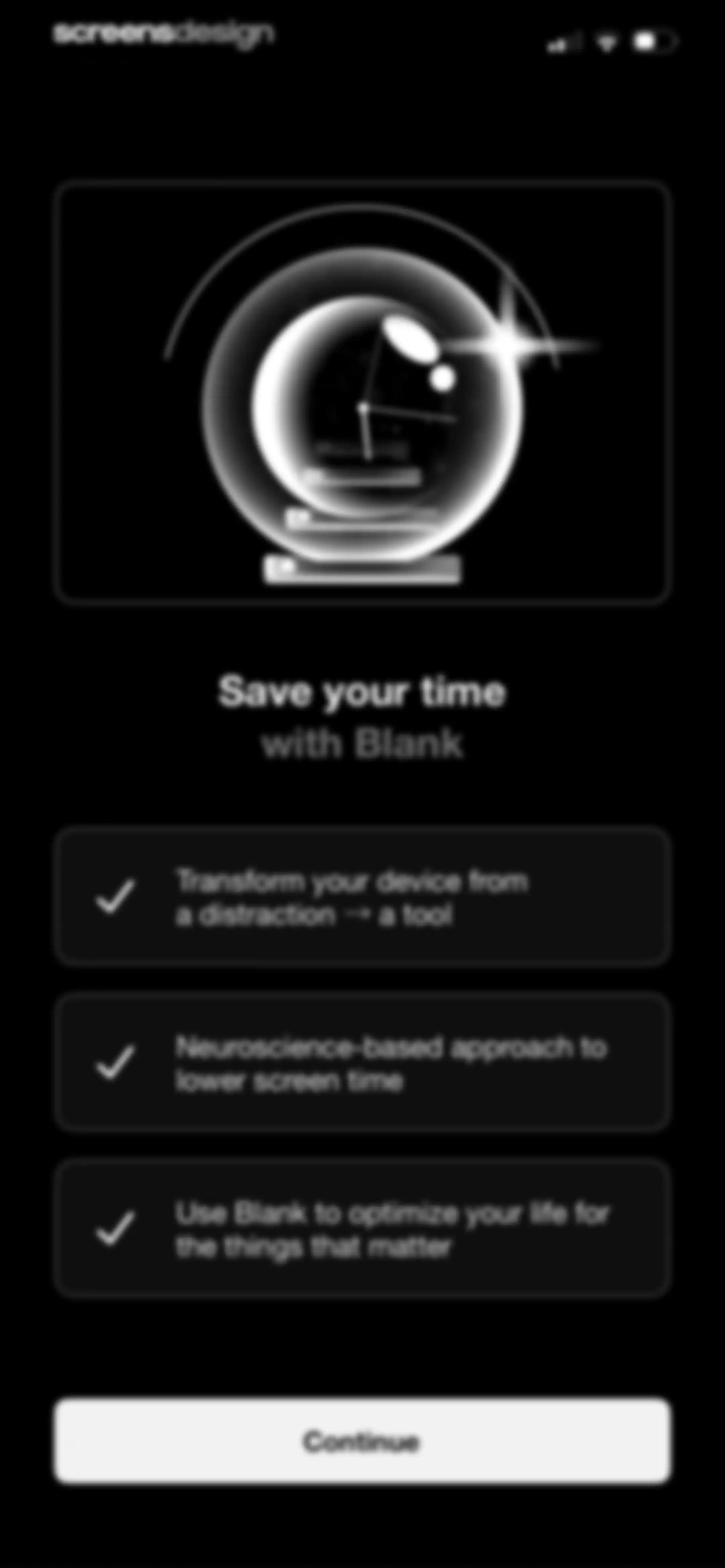 Blank Spaces Launcher screen 12