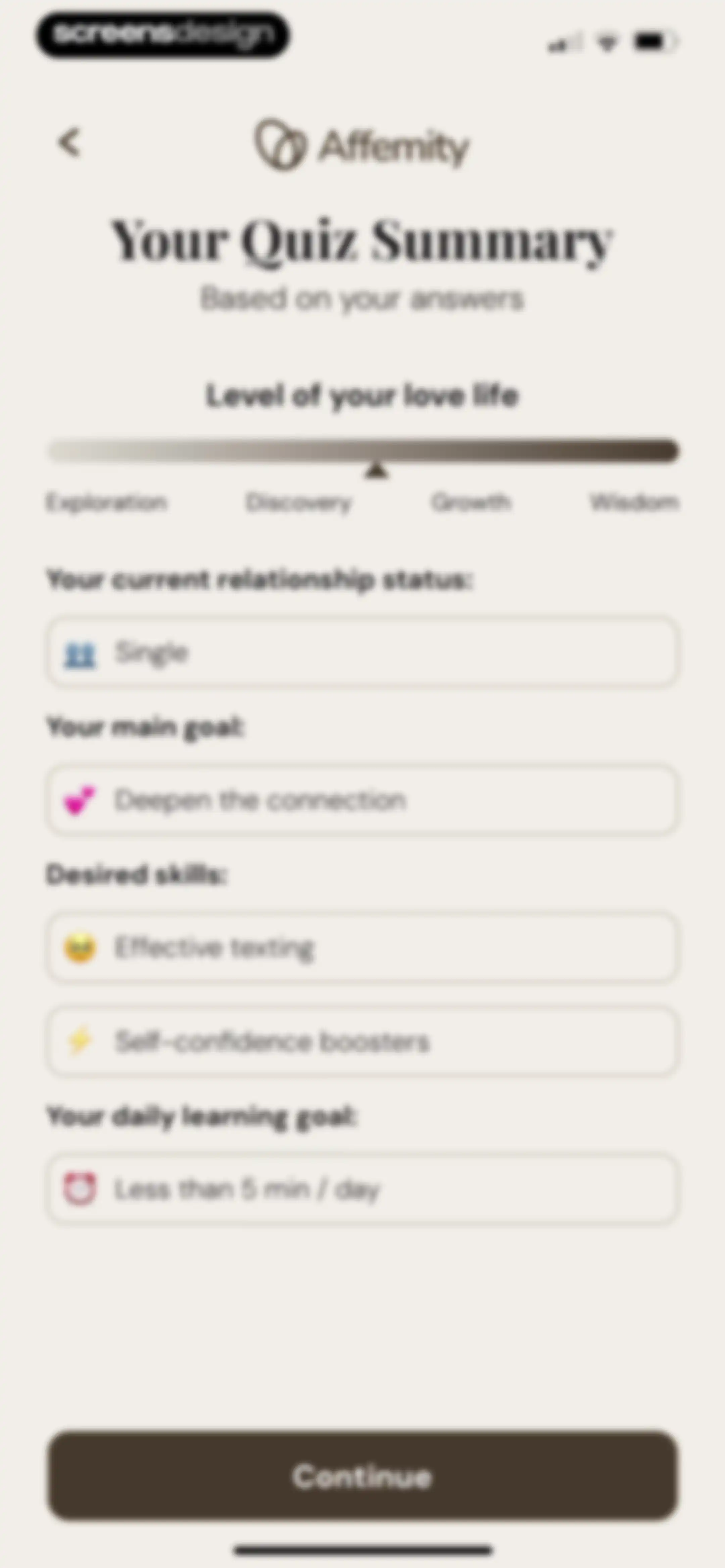 Affemity: Relationship Coach screen 44