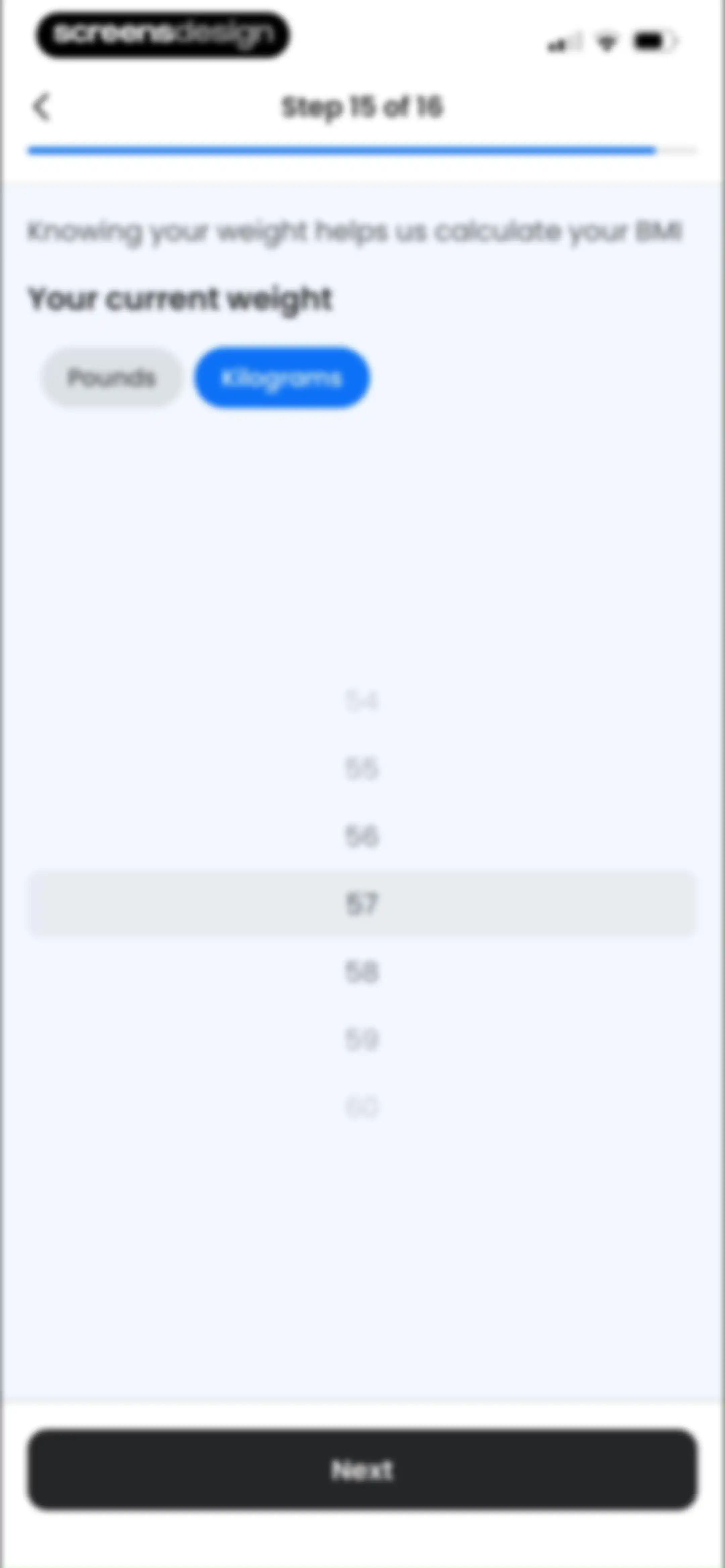 MyDiabetes: Sugar & Meal Log screen 22