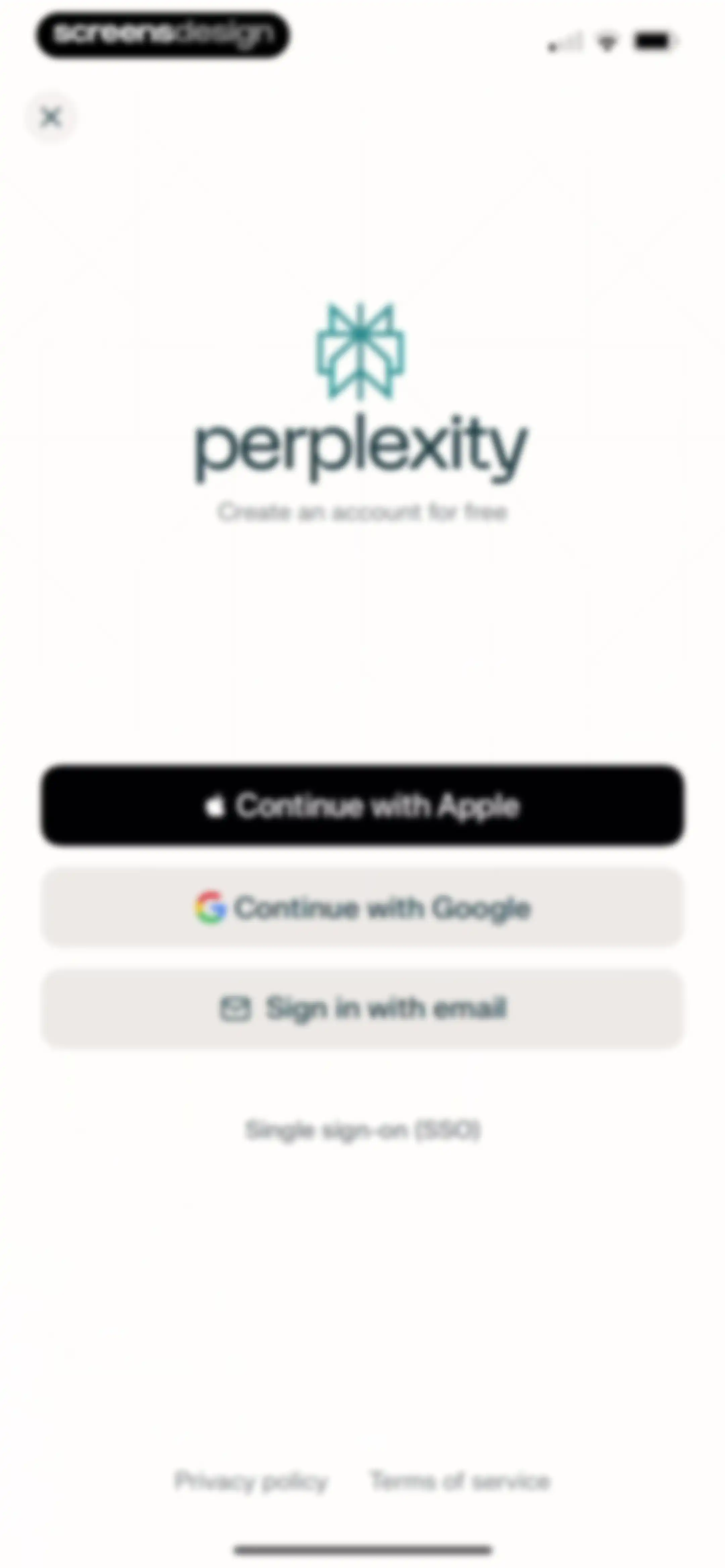 Perplexity - AI Search & Chat screen 1