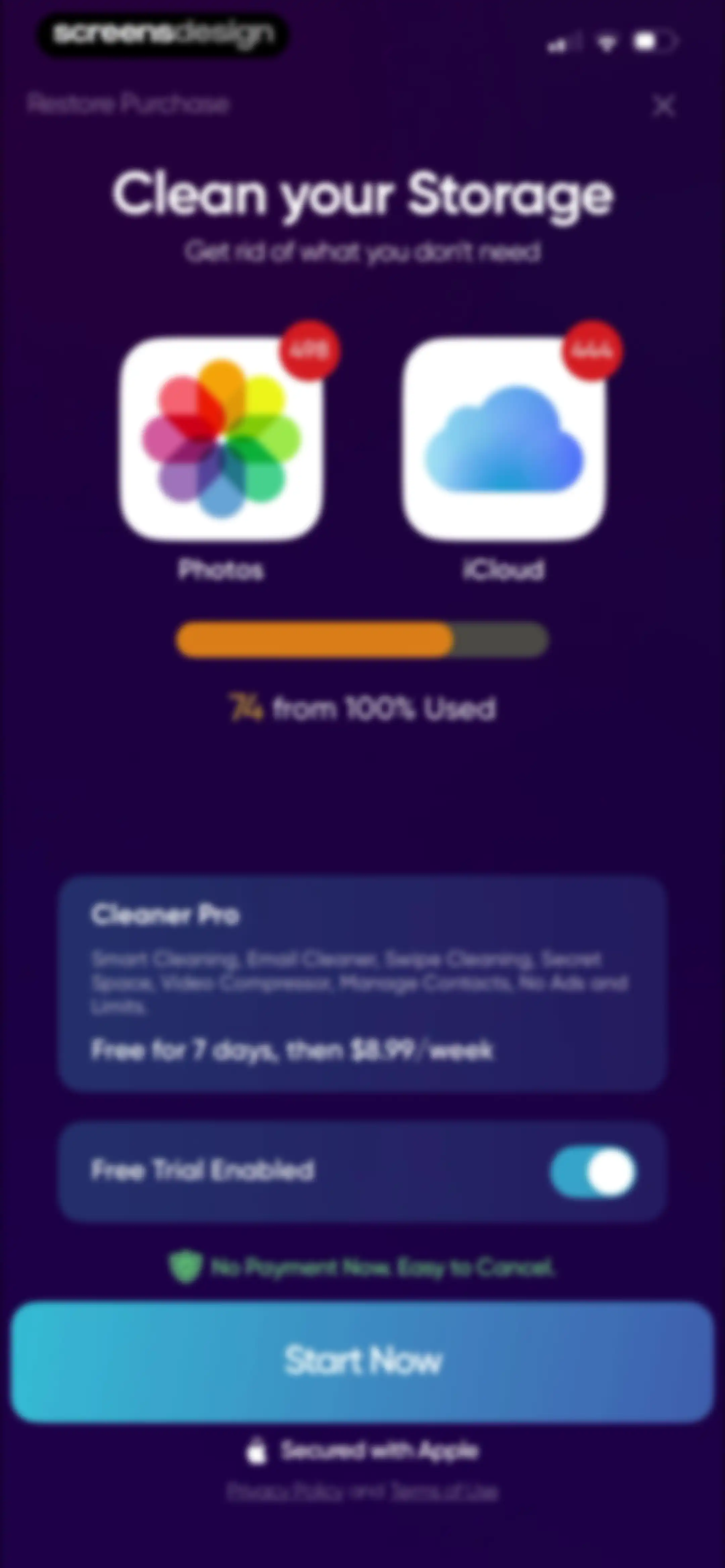 Cleaner ・Phone Storage Cleanup screen 8