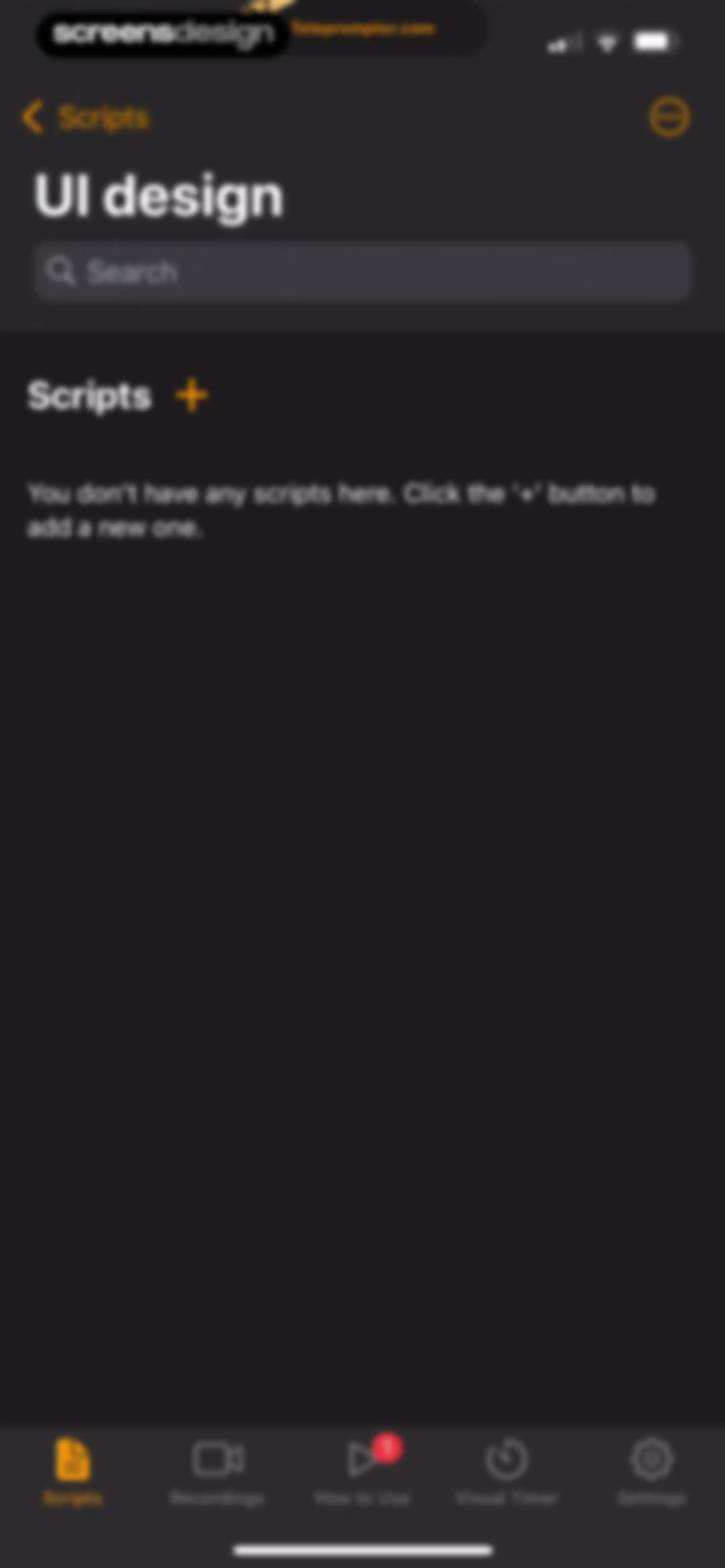 Teleprompter.com screen 96