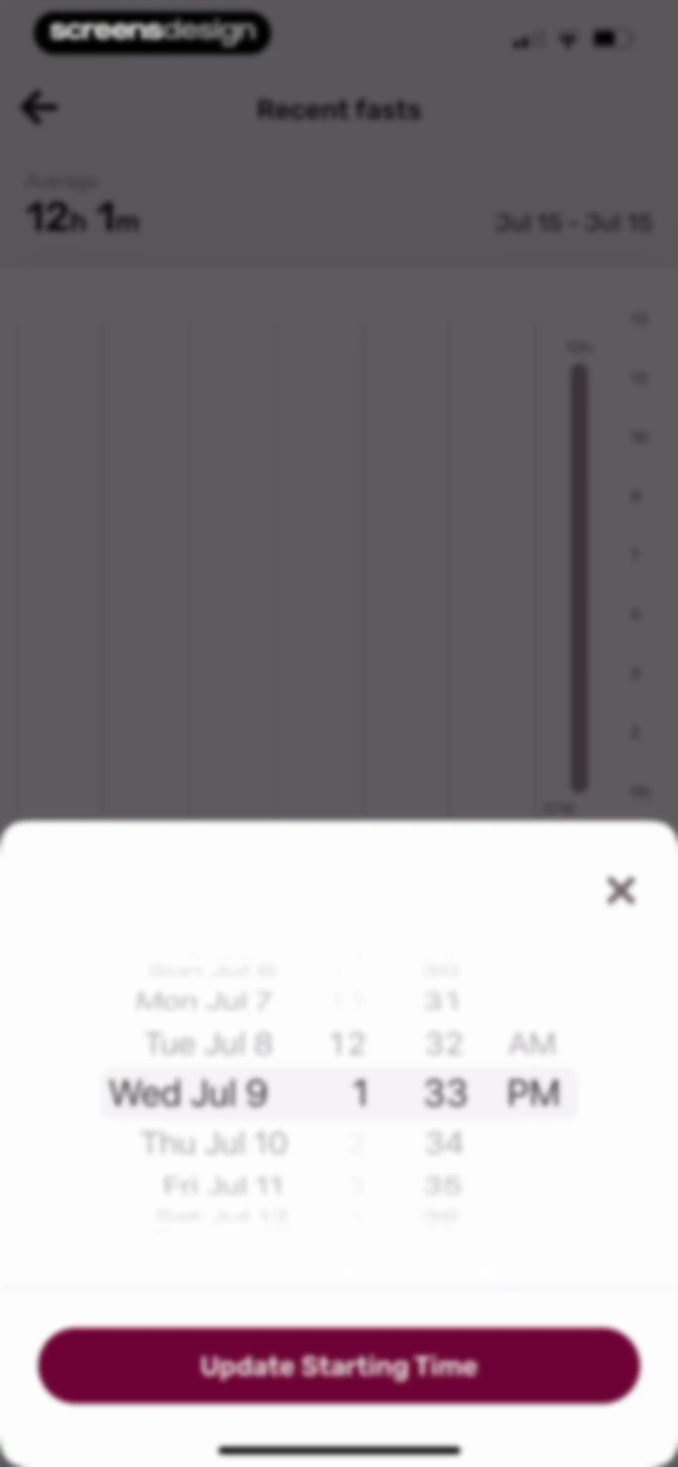 Zero: Fasting & Food Tracker screen 131