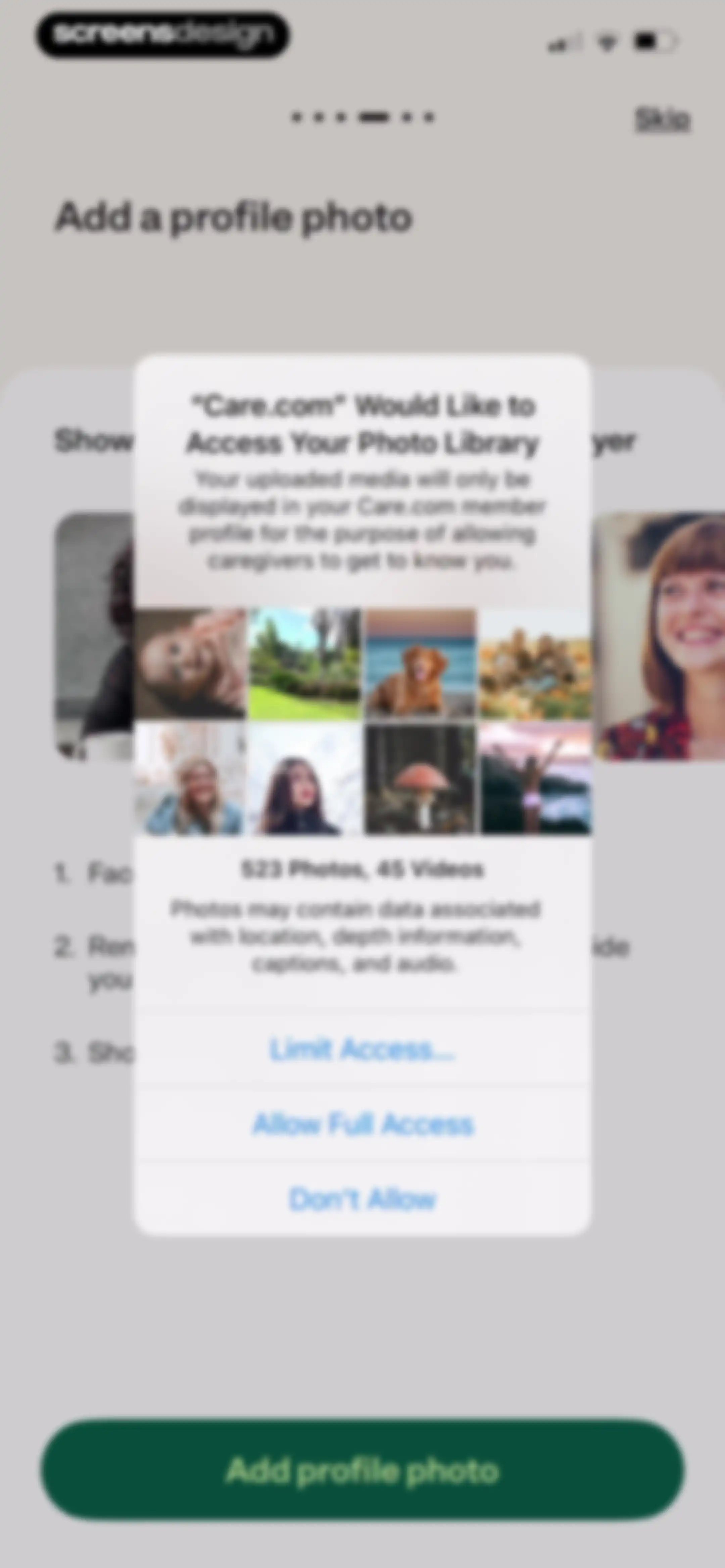 Care.com: Hire Caregivers screen 90