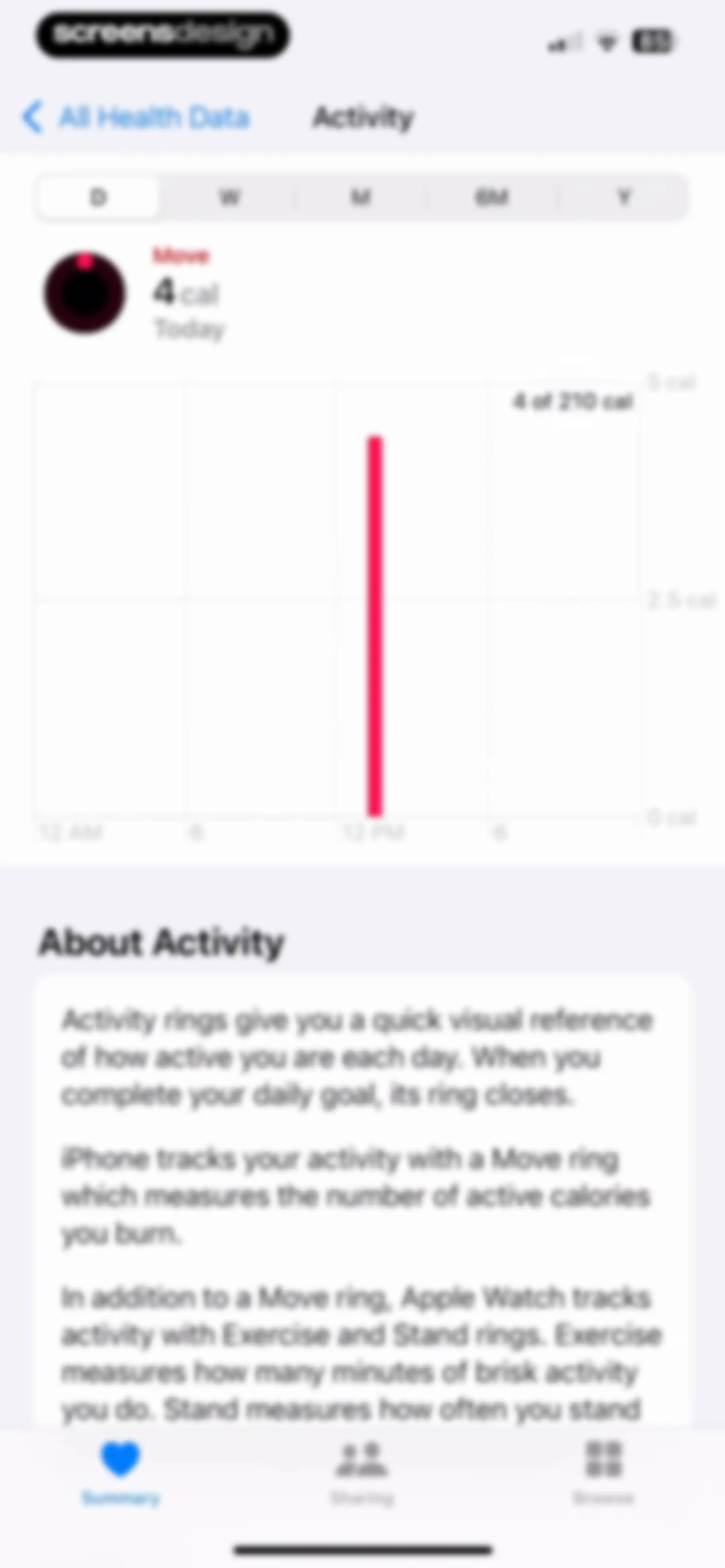 Apple Health screen 44