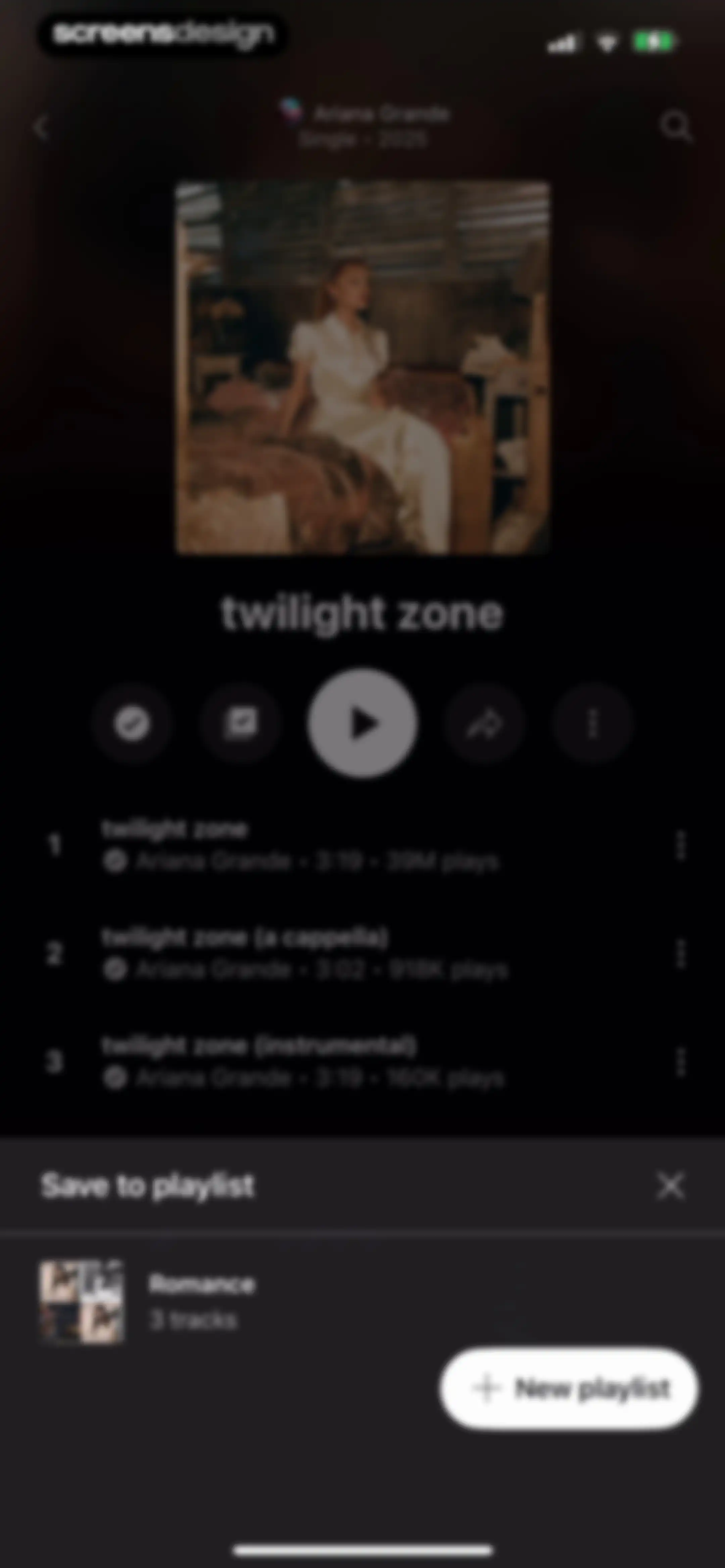 YouTube Music screen 77