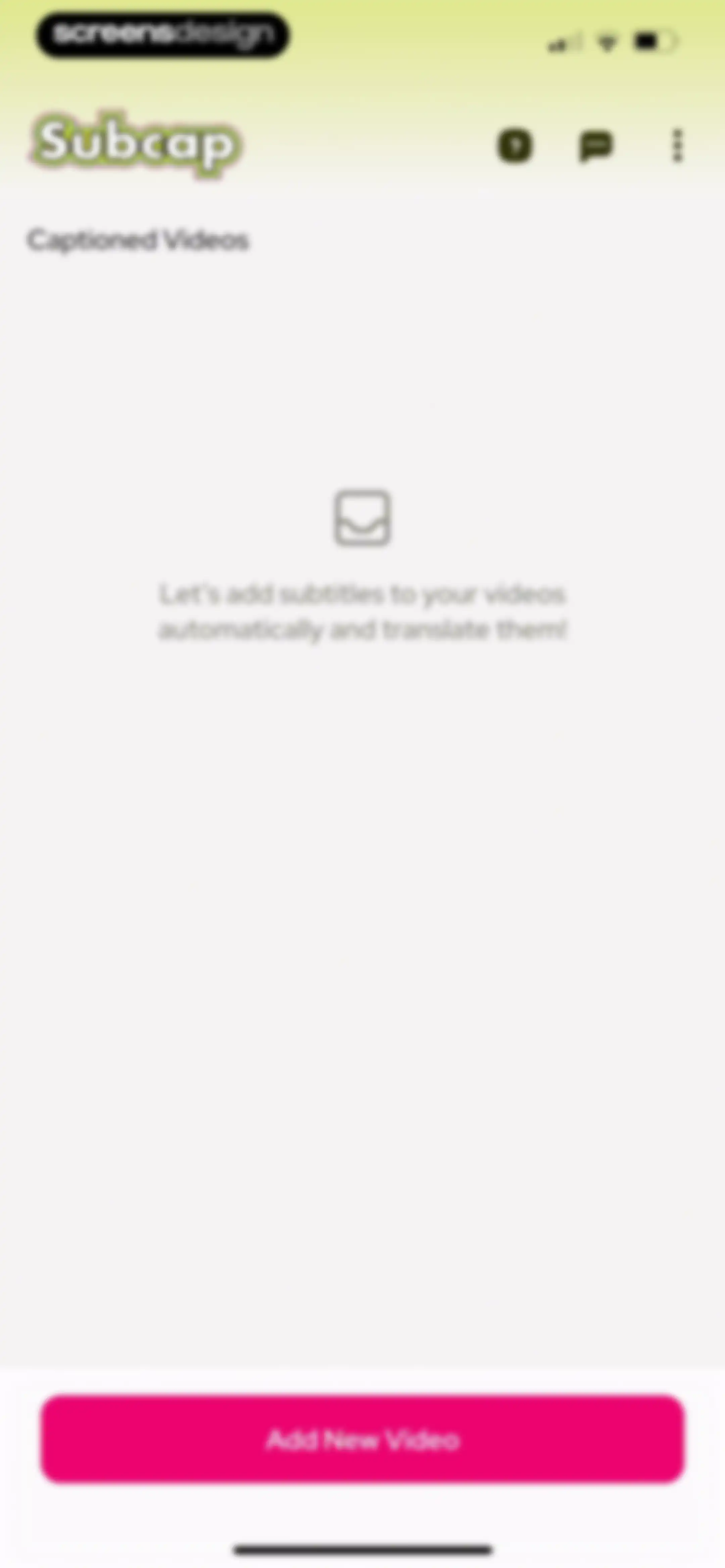 Subcap: Captions AI, Subtitles screen 14