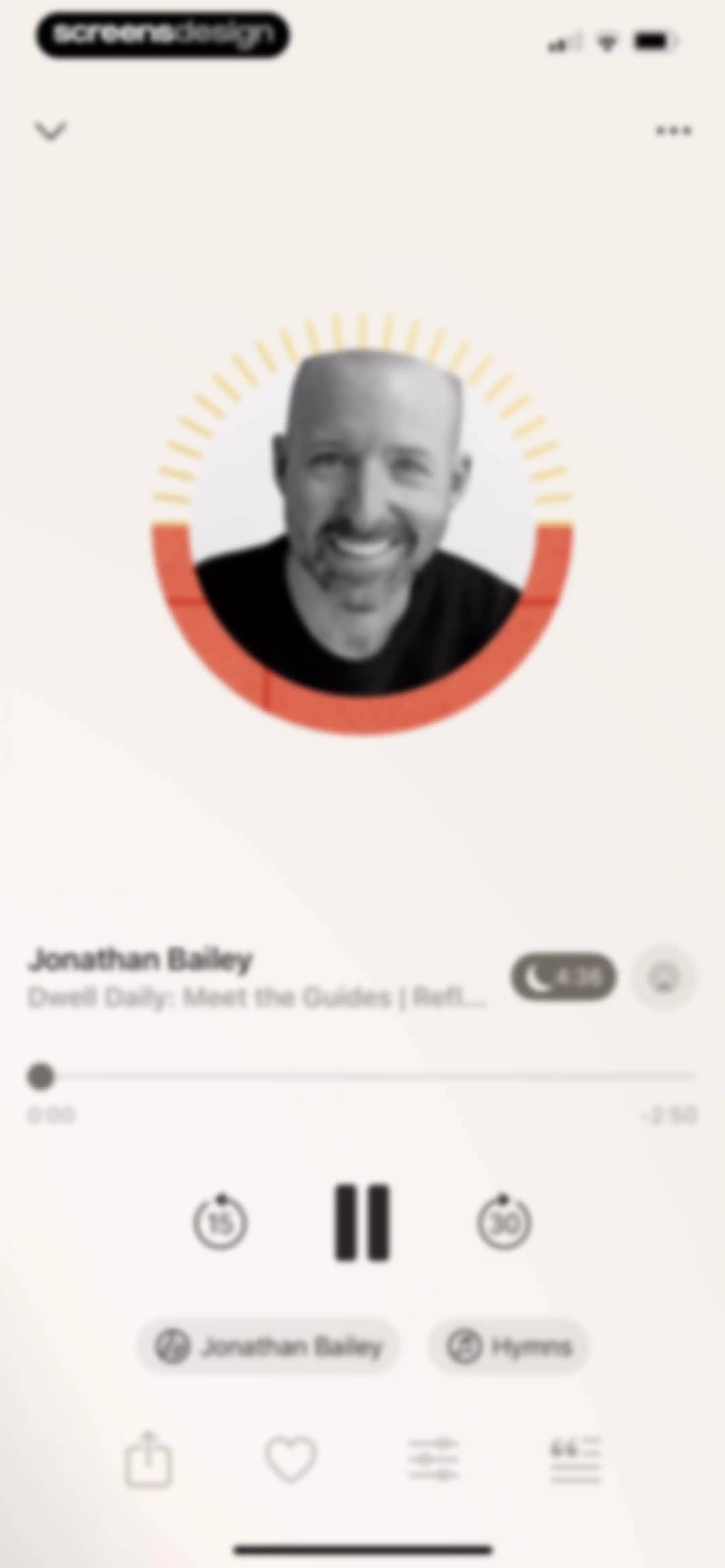 Dwell: Audio Bible screen 64