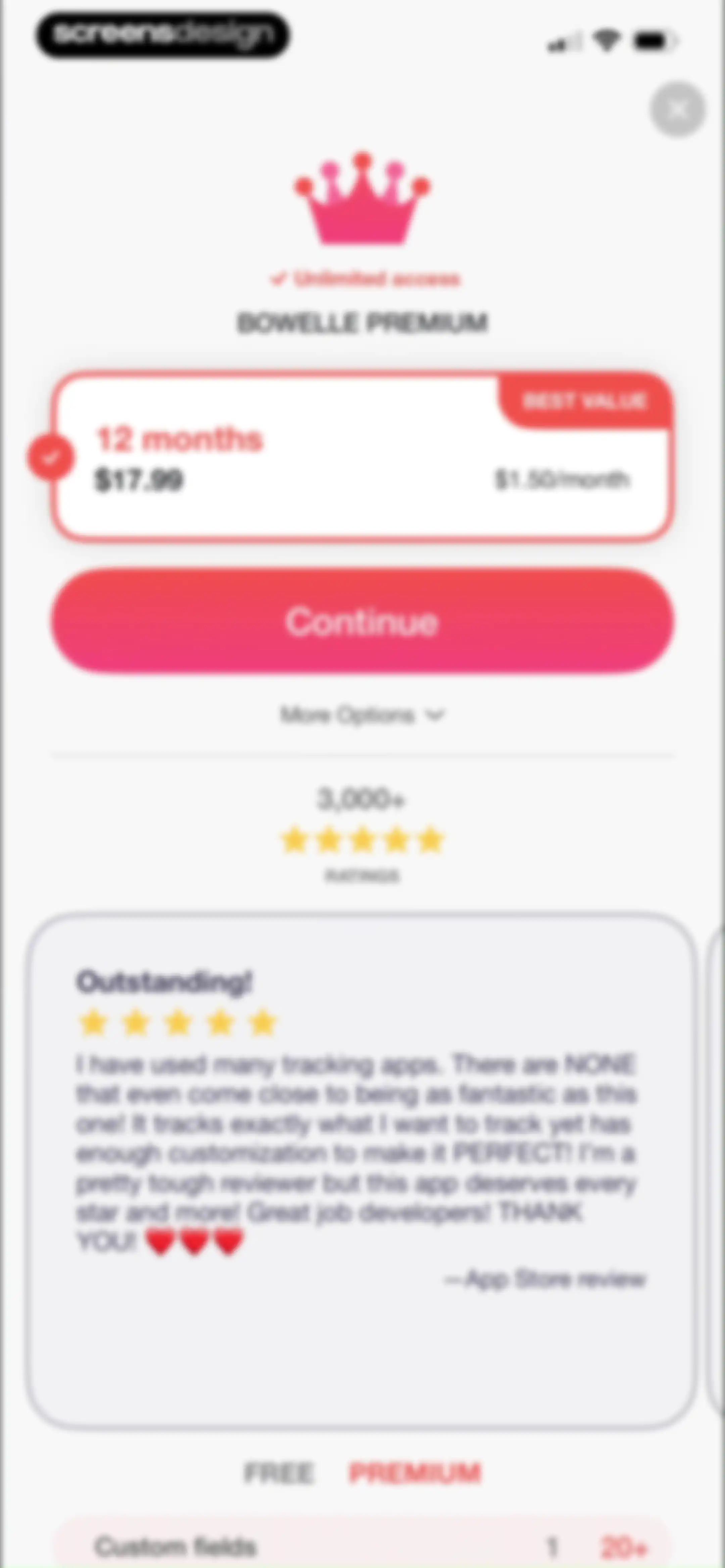 Bowelle - The IBS tracker screen 39