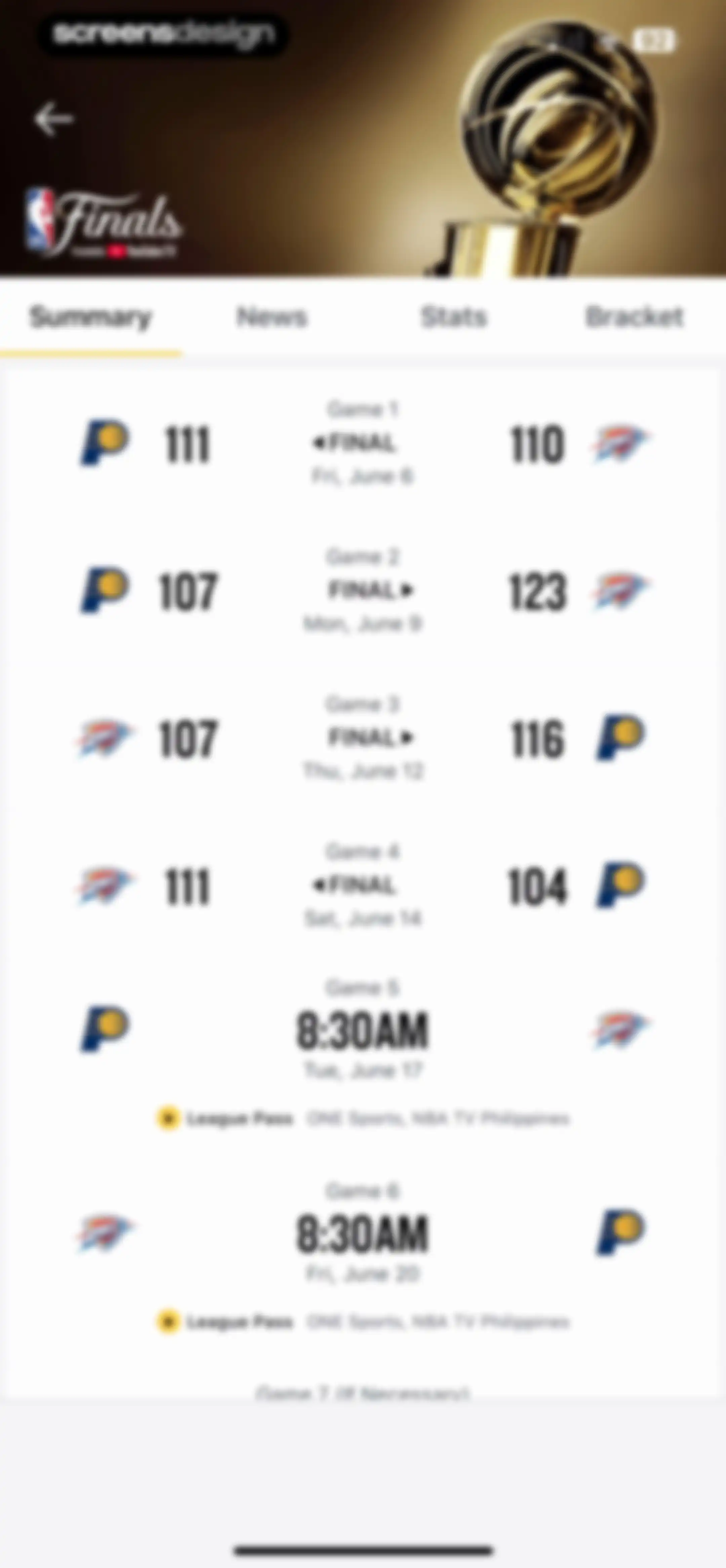 NBA: Live Games & Scores screen 24