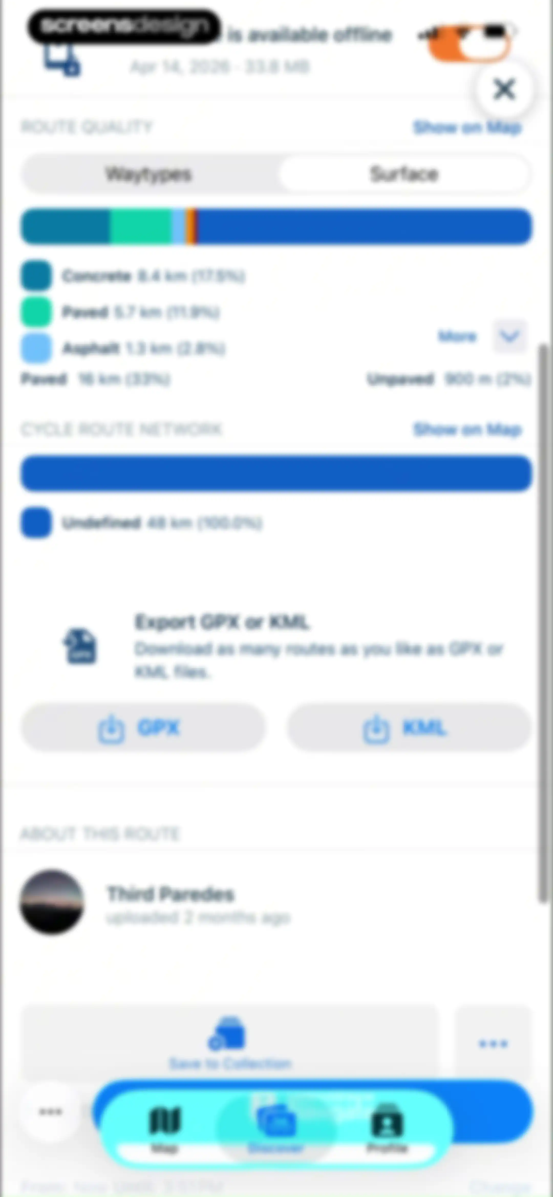 Bikemap: Bicycle Tracker & GPS screen 76