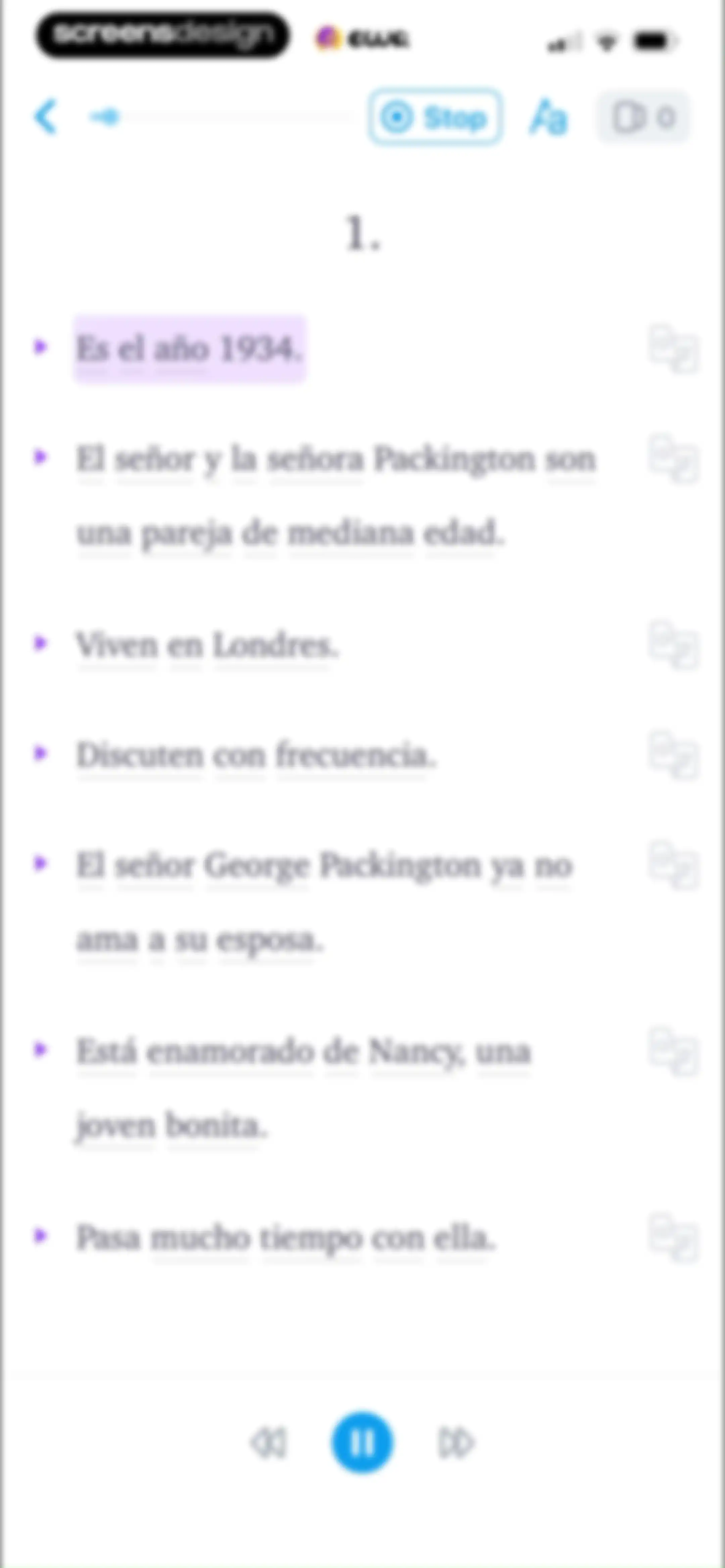 EWA: Learn Languages screen 43